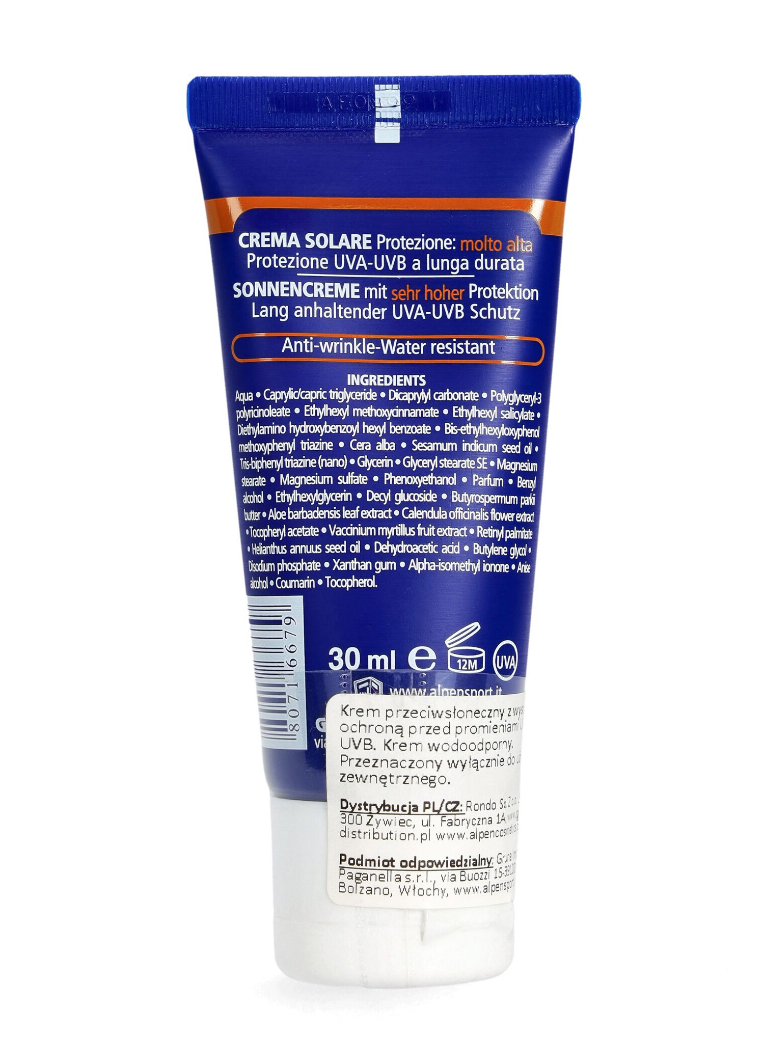 Крем з фільтром Alpen Sun Cream F50+ 30 ml