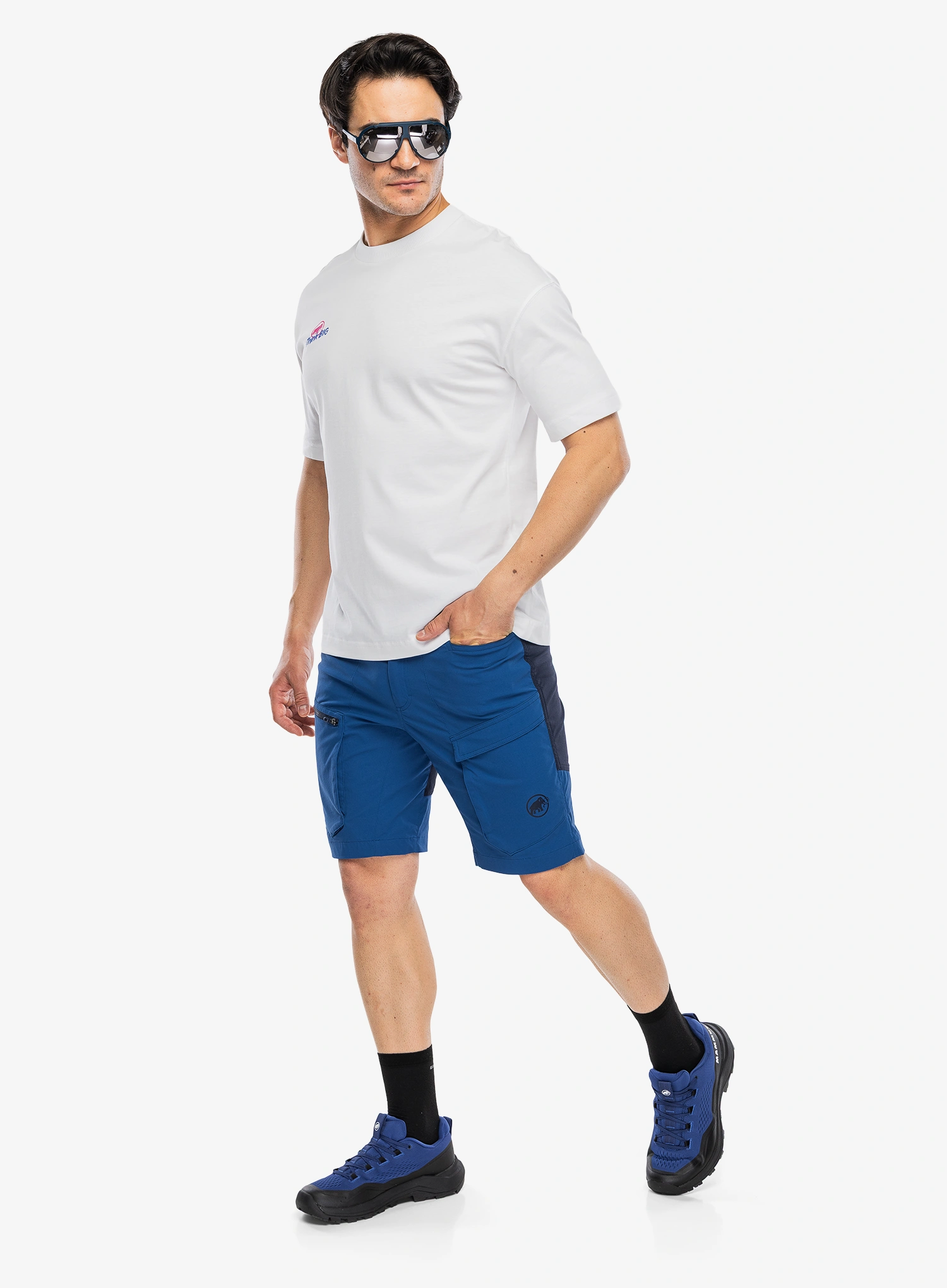 Шорти короткі Mammut Zinal Hybrid Shorts - tschiel/marine
