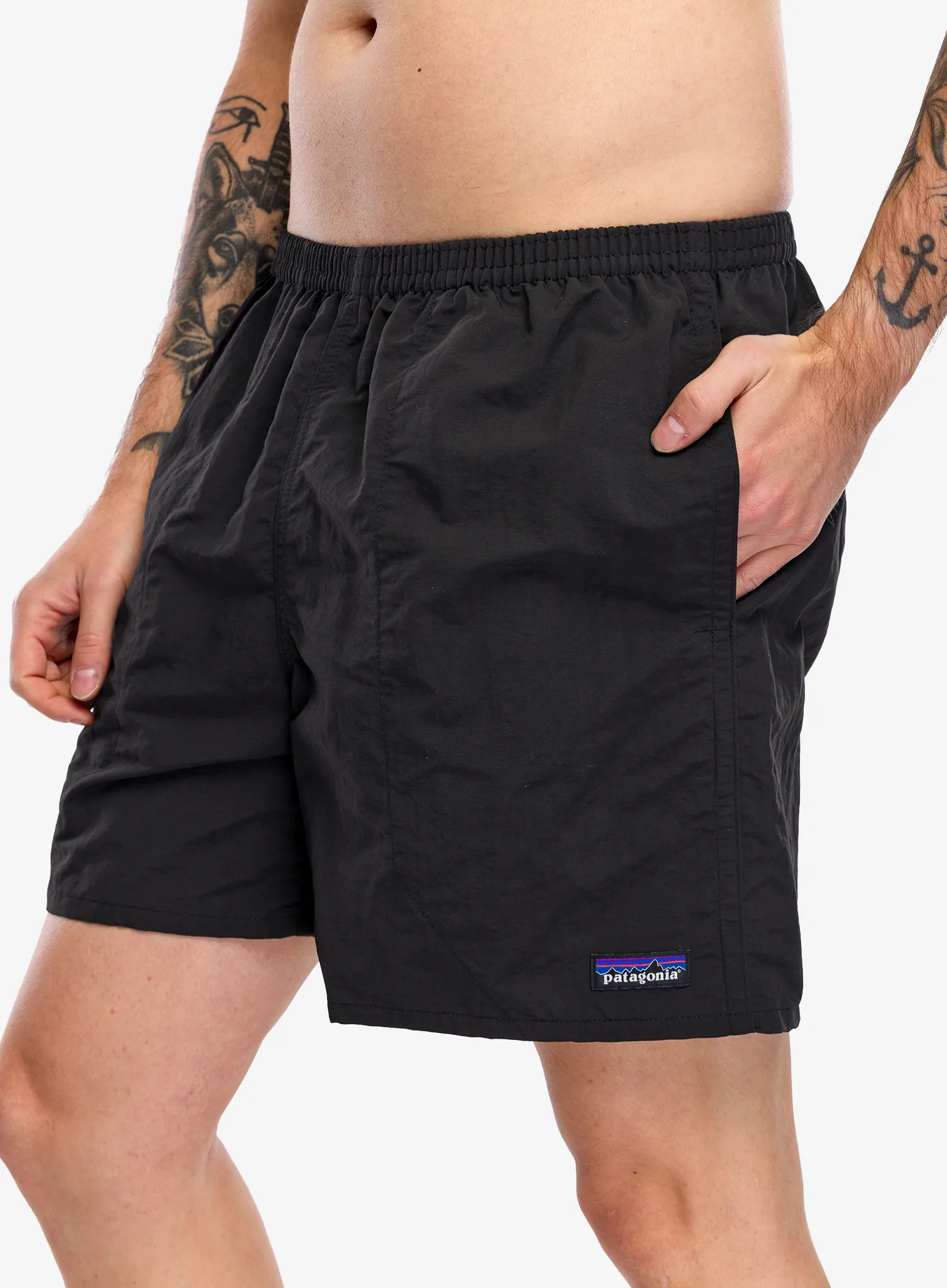 Шорти короткі Patagonia Baggies Shorts 5 - black w/black