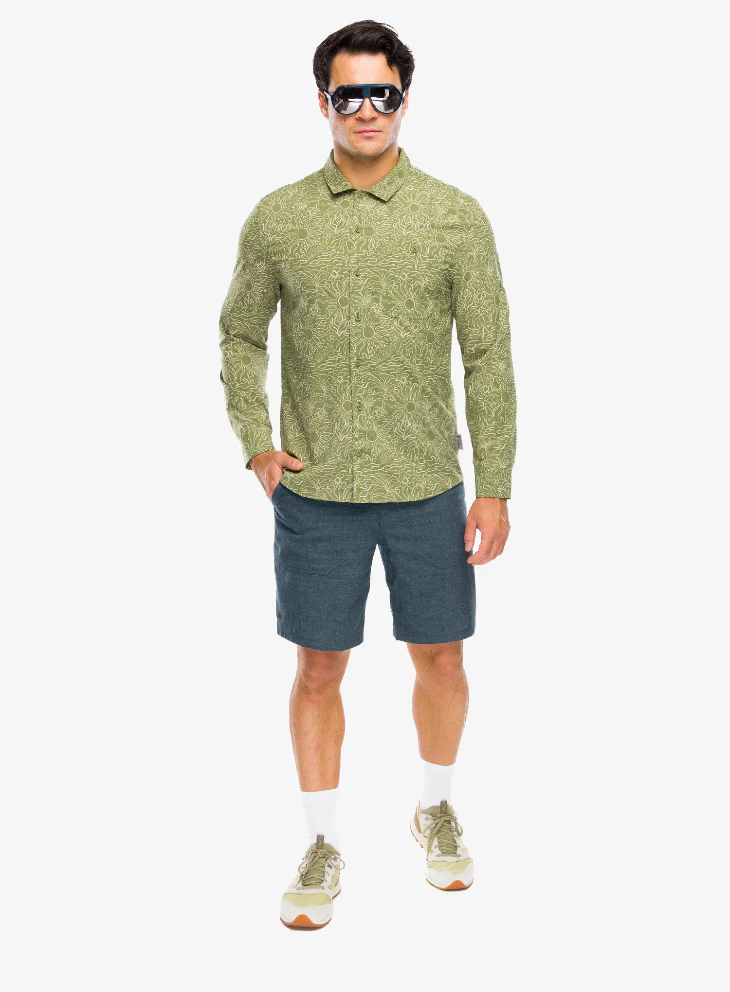 Шорти короткі Royal Robbins Hemp Adventure Short - orion blue