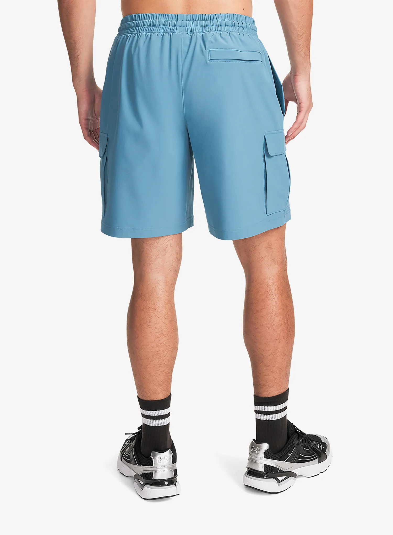 Шорти короткі Under Armour Vibe Woven Cargo Short - boundless blue/black