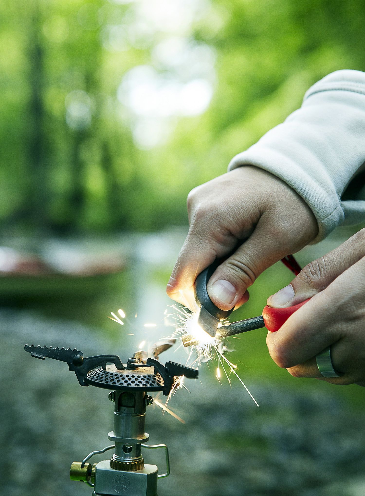 Кресало Light My Fire Firesteel Bio Scout - rocky red