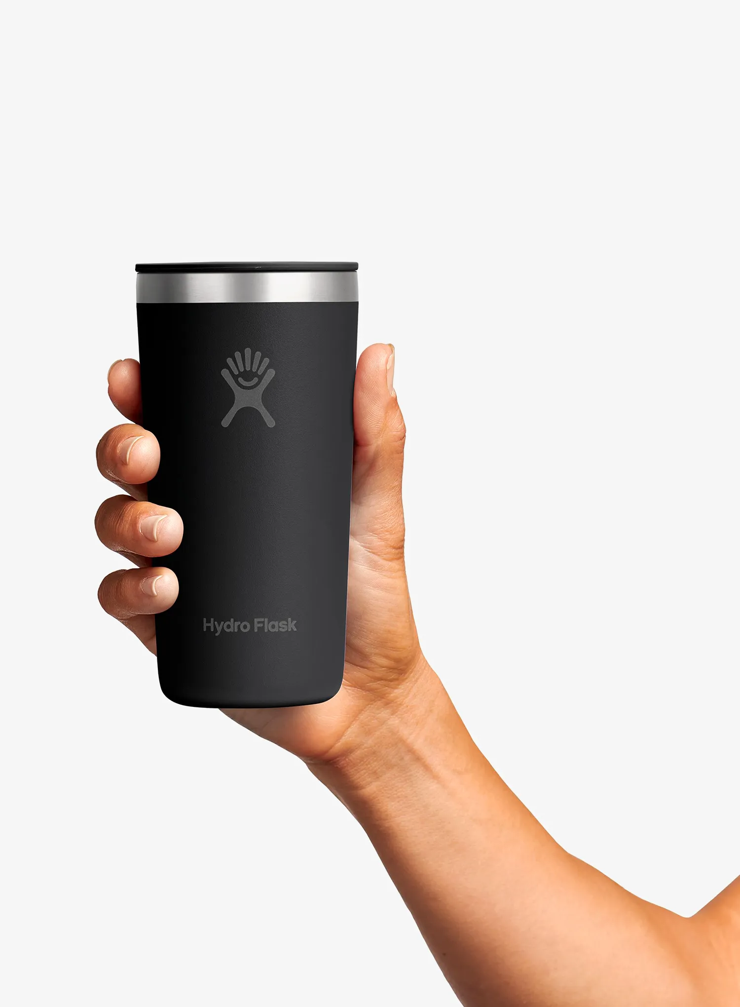 Термочашка Hydro Flask 12 Oz All Around Tumbler Press-In Lid (355 ml) - black