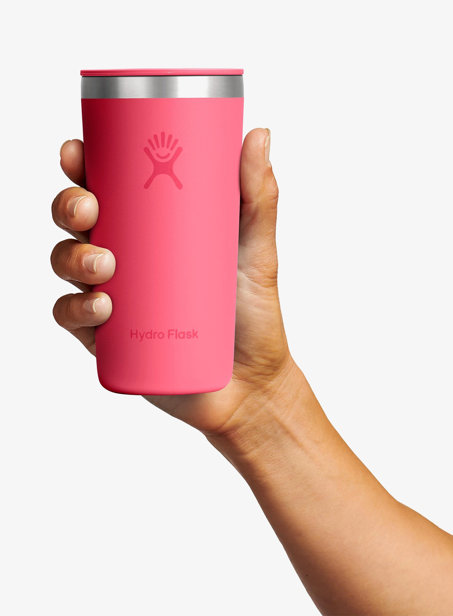 Термочашка Hydro Flask 12 Oz All Around Tumbler Press-In Lid (355 ml) - popstar pink