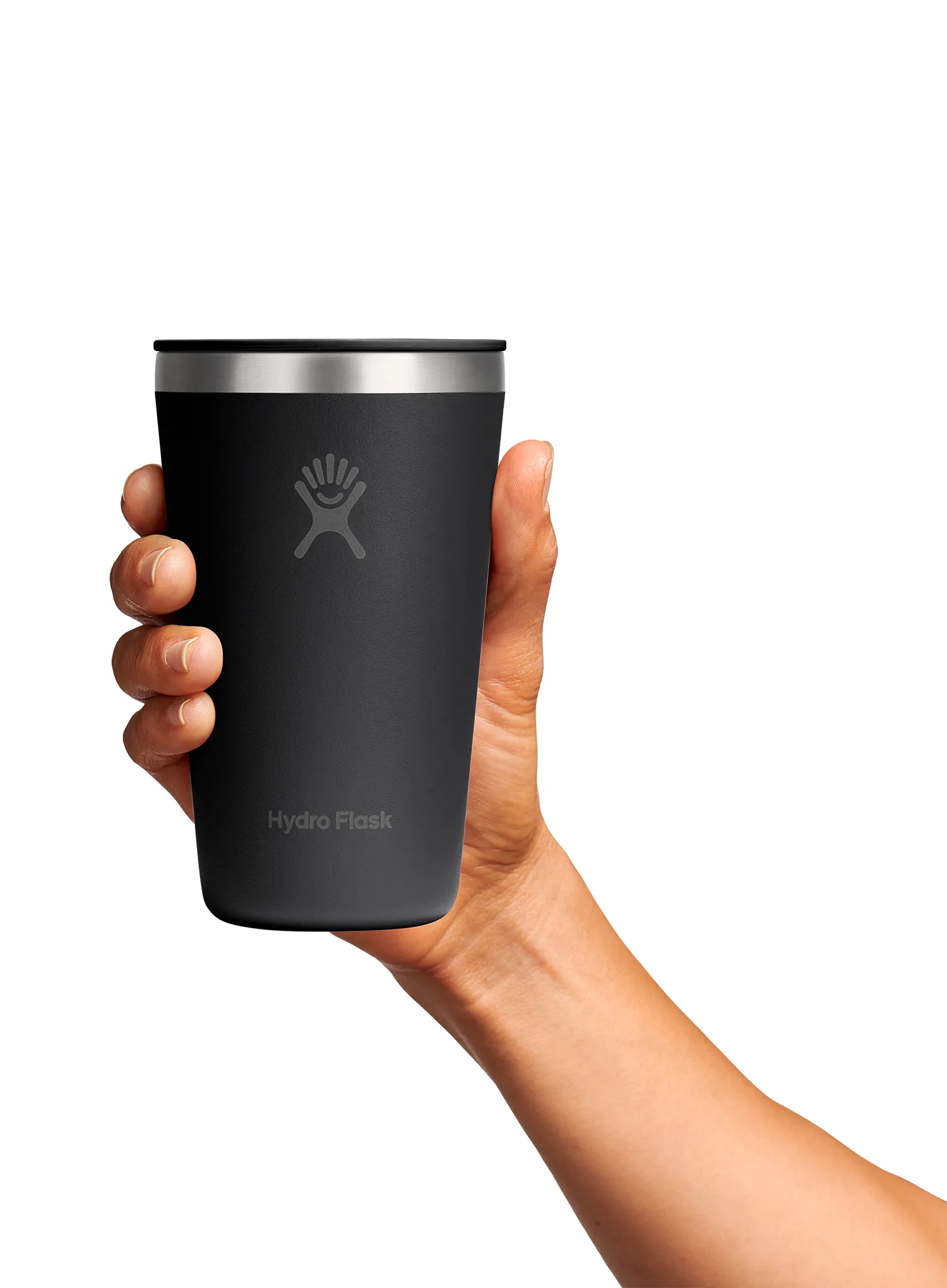 Термочашка Hydro Flask 16 Oz All Around Tumbler Press-In Lid (473 ml) - black