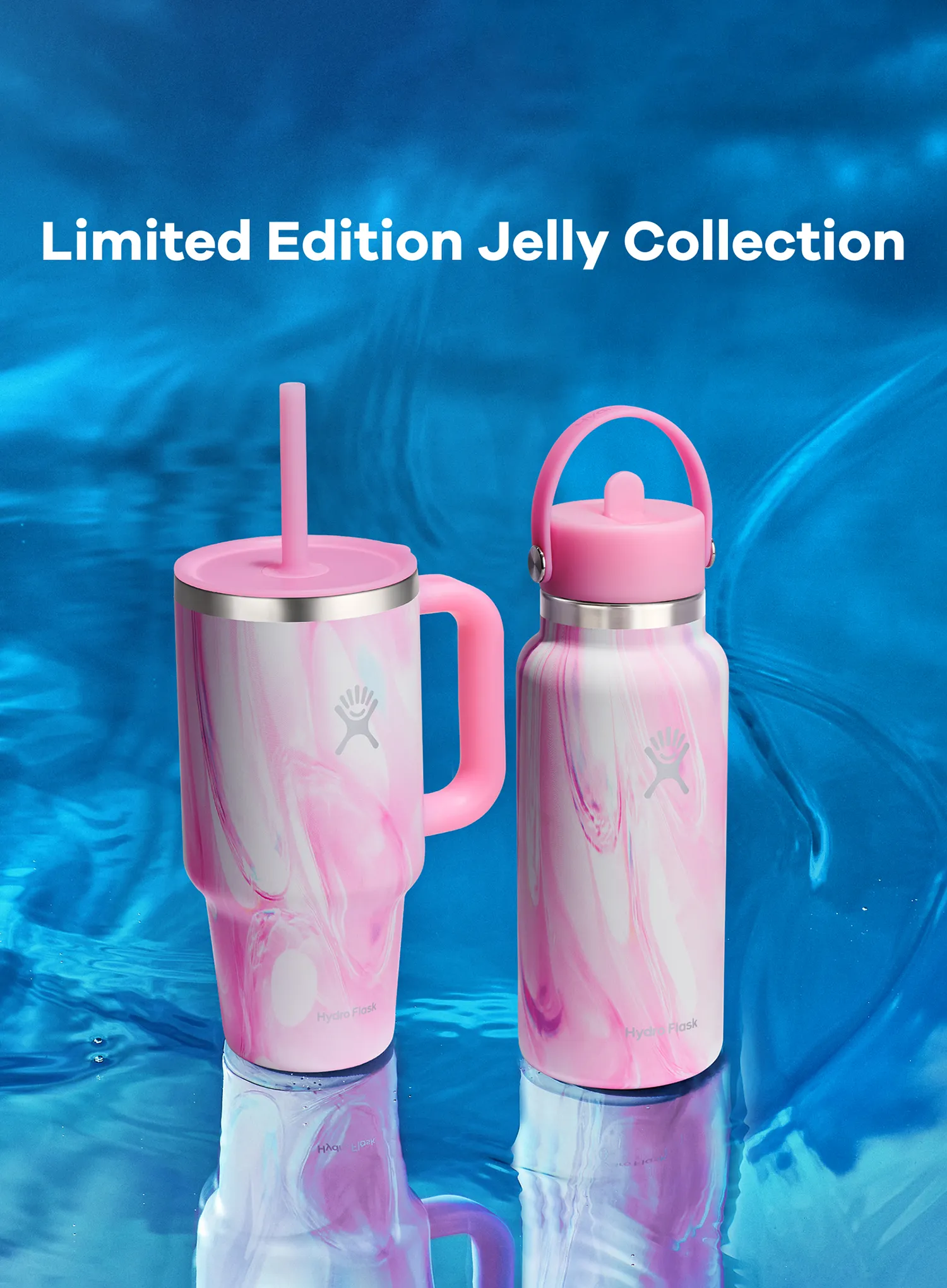 Термочашка Hydro Flask 32 oz Travel Tumbler (946 ml) - jelly pink