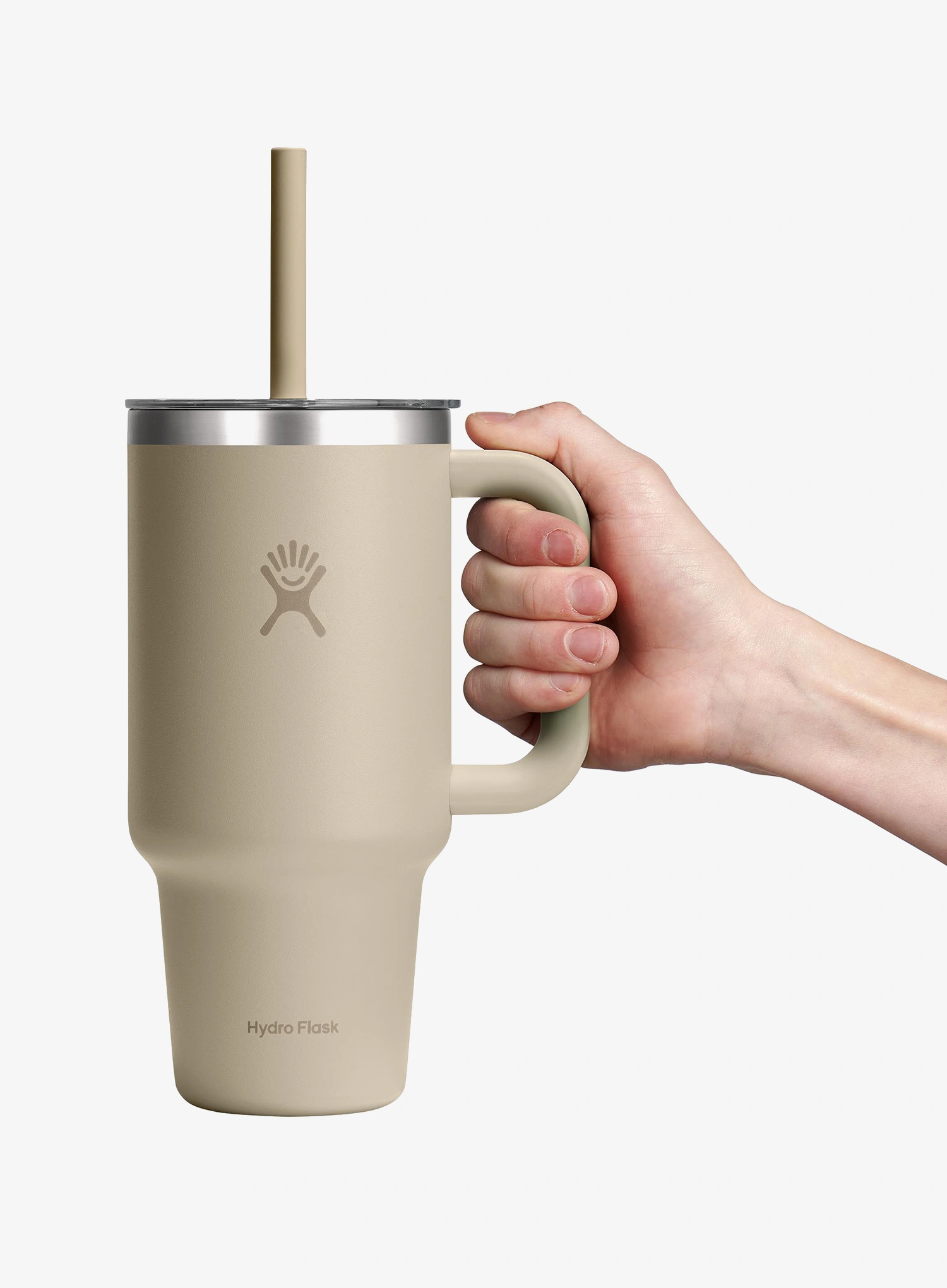 Термочашка Hydro Flask 32 Oz Travel Tumbler Clear Lid (946 ml) - oat