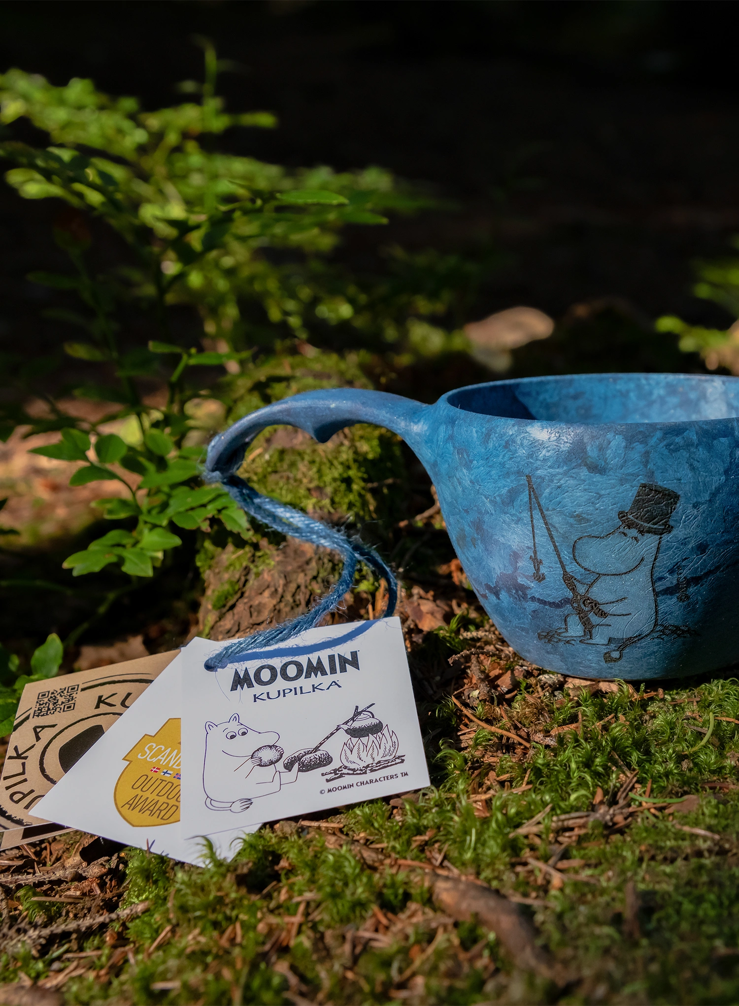 Чашка туристична Kupilka 37 Moomin Moominpappa (0,37 l) - blue