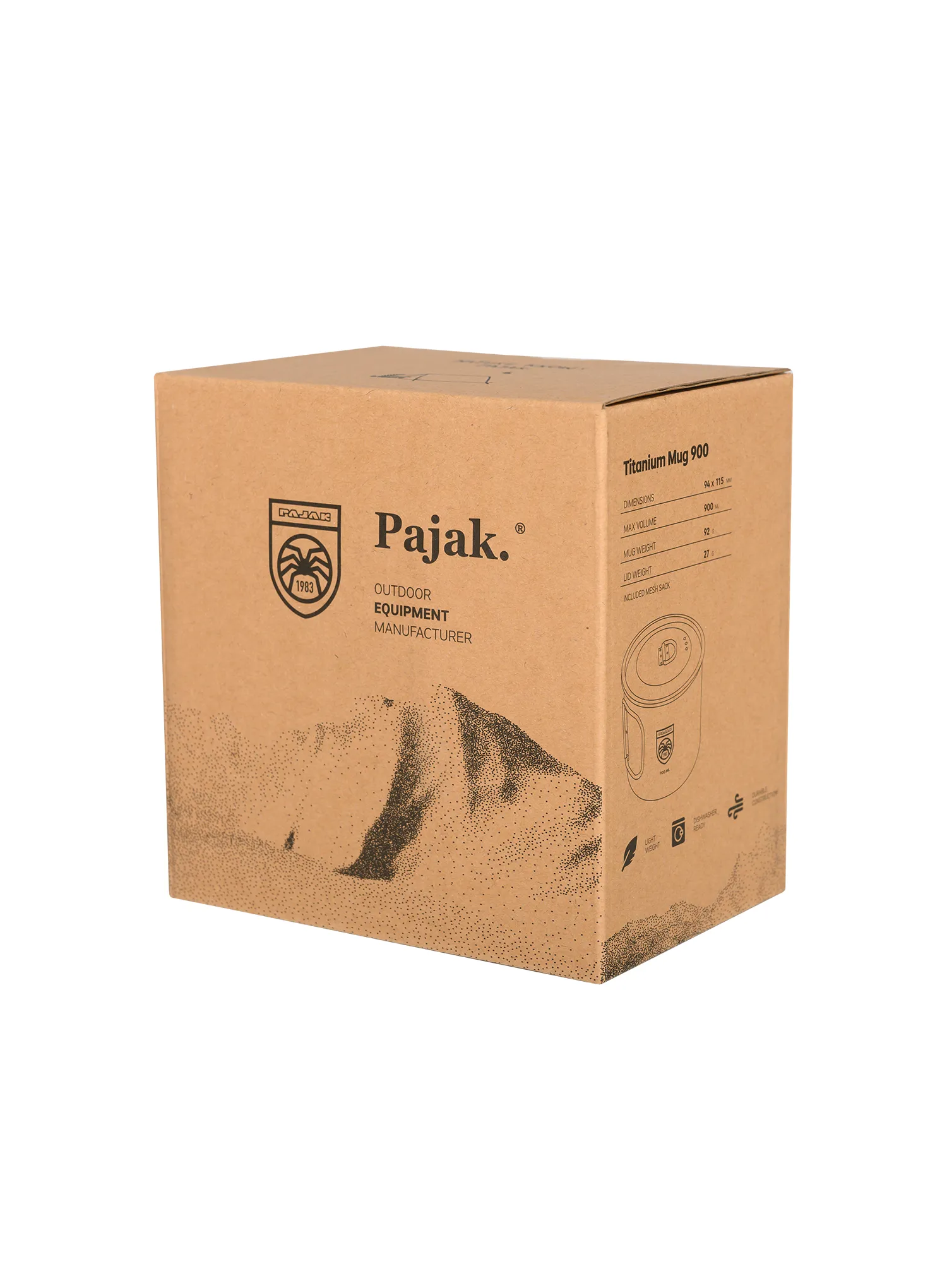 Чашка туристична Pajak Titanium Mug 900 ml