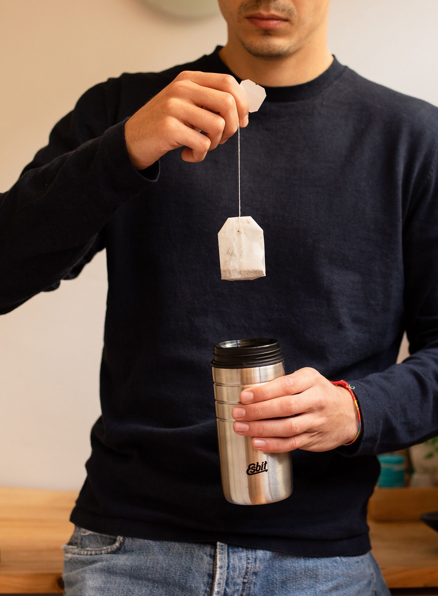 Термочашка Esbit Majoris Thermo Mug Flip Top 450ml - silver