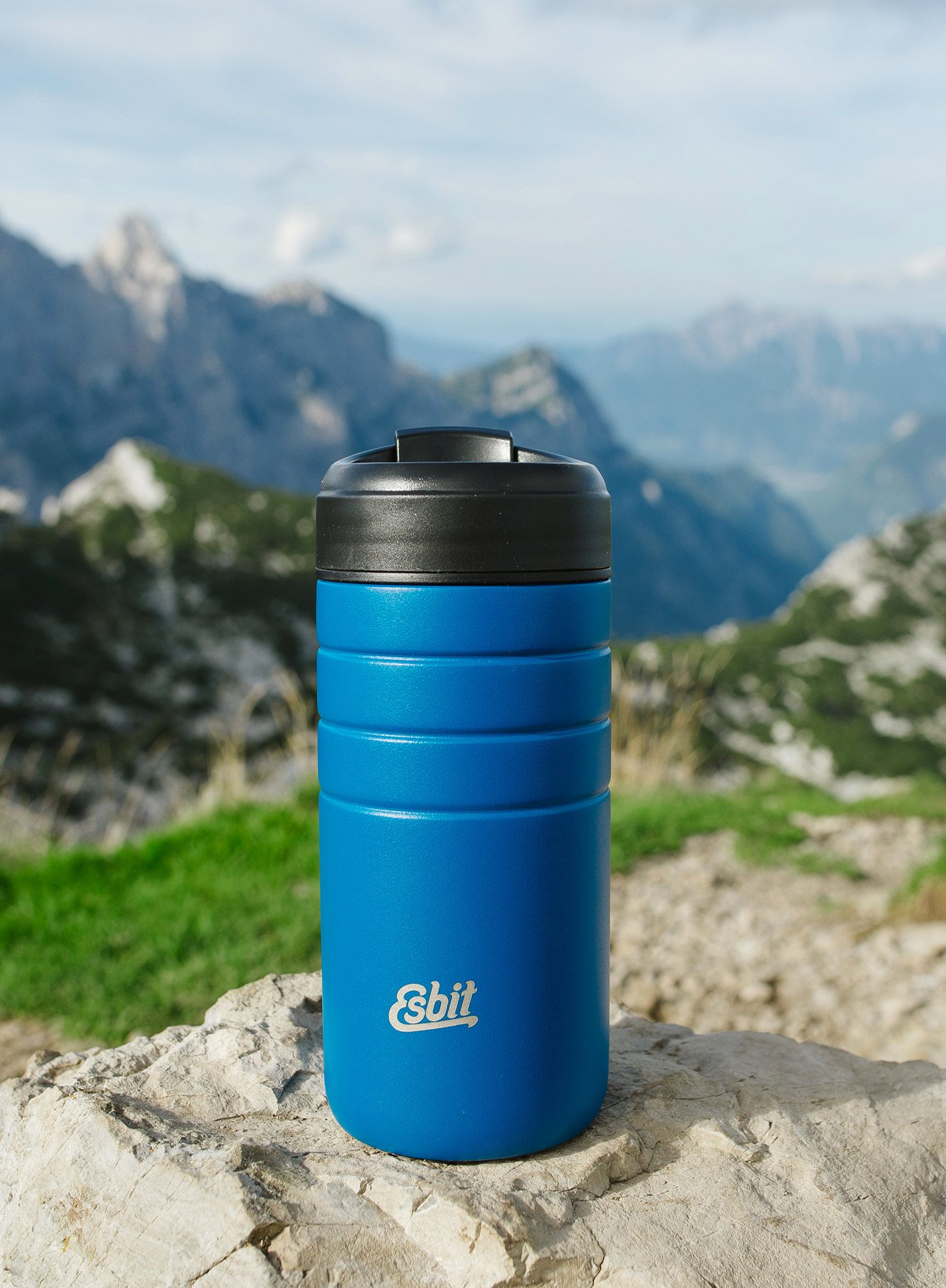 Термочашка Esbit Majoris Thermo Mug Flip Top 450ml - polar blue