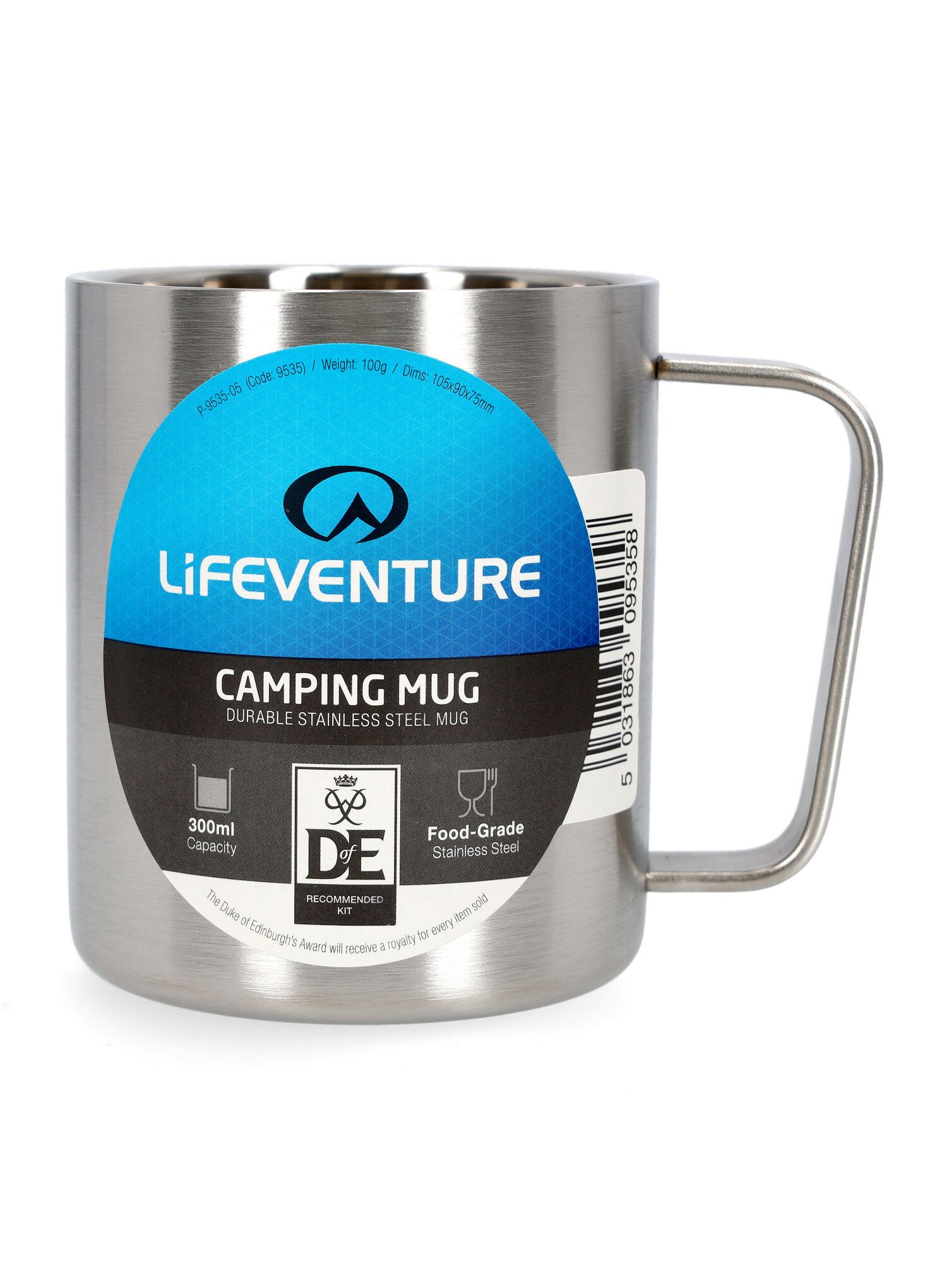 Чашка туристична Lifeventure Stainless Steel Camping Mug