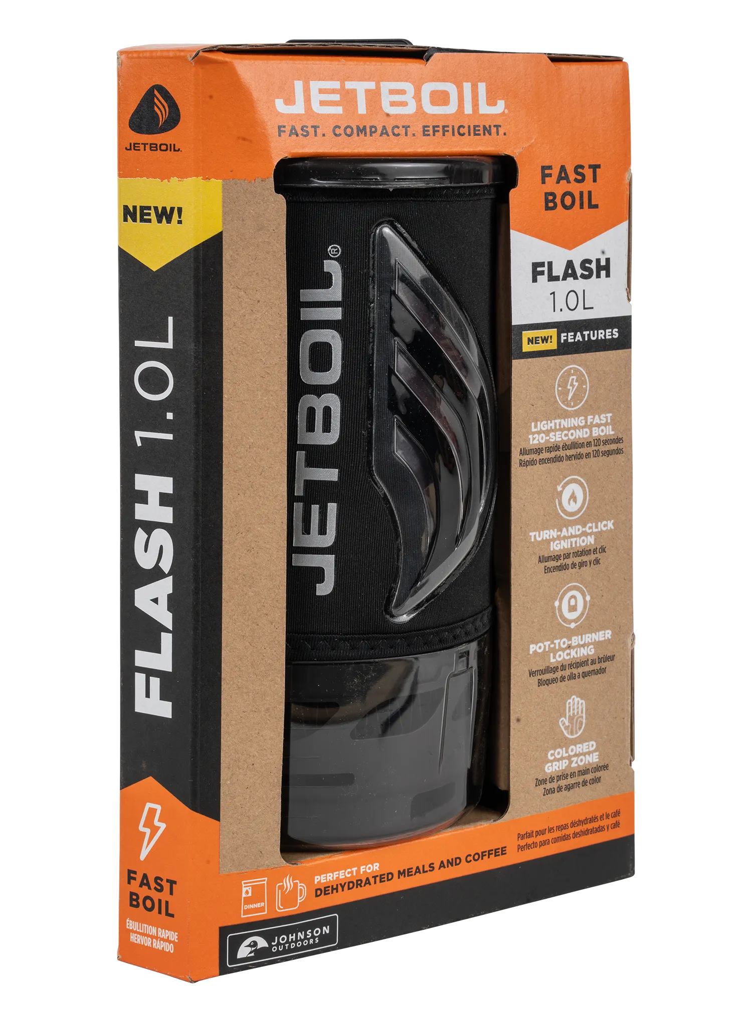 Набір для приготування їжі Jetboil Flash 2.0 Personal Cooking System - carbon