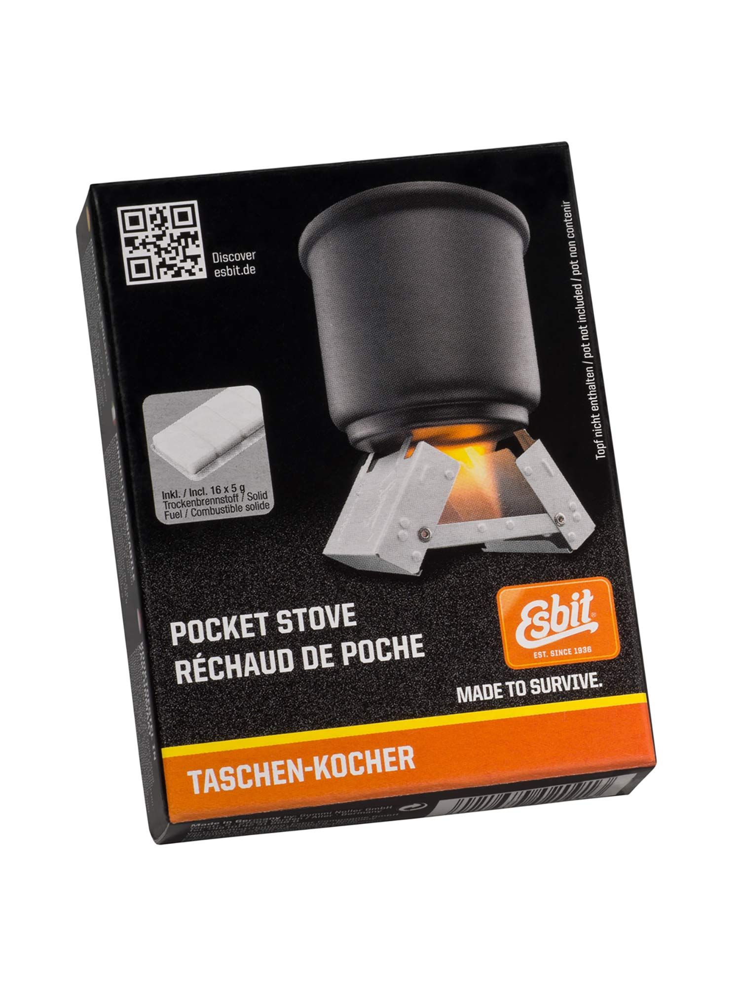 Плита туристична Esbit Pocket Stove Small 16 x 5g