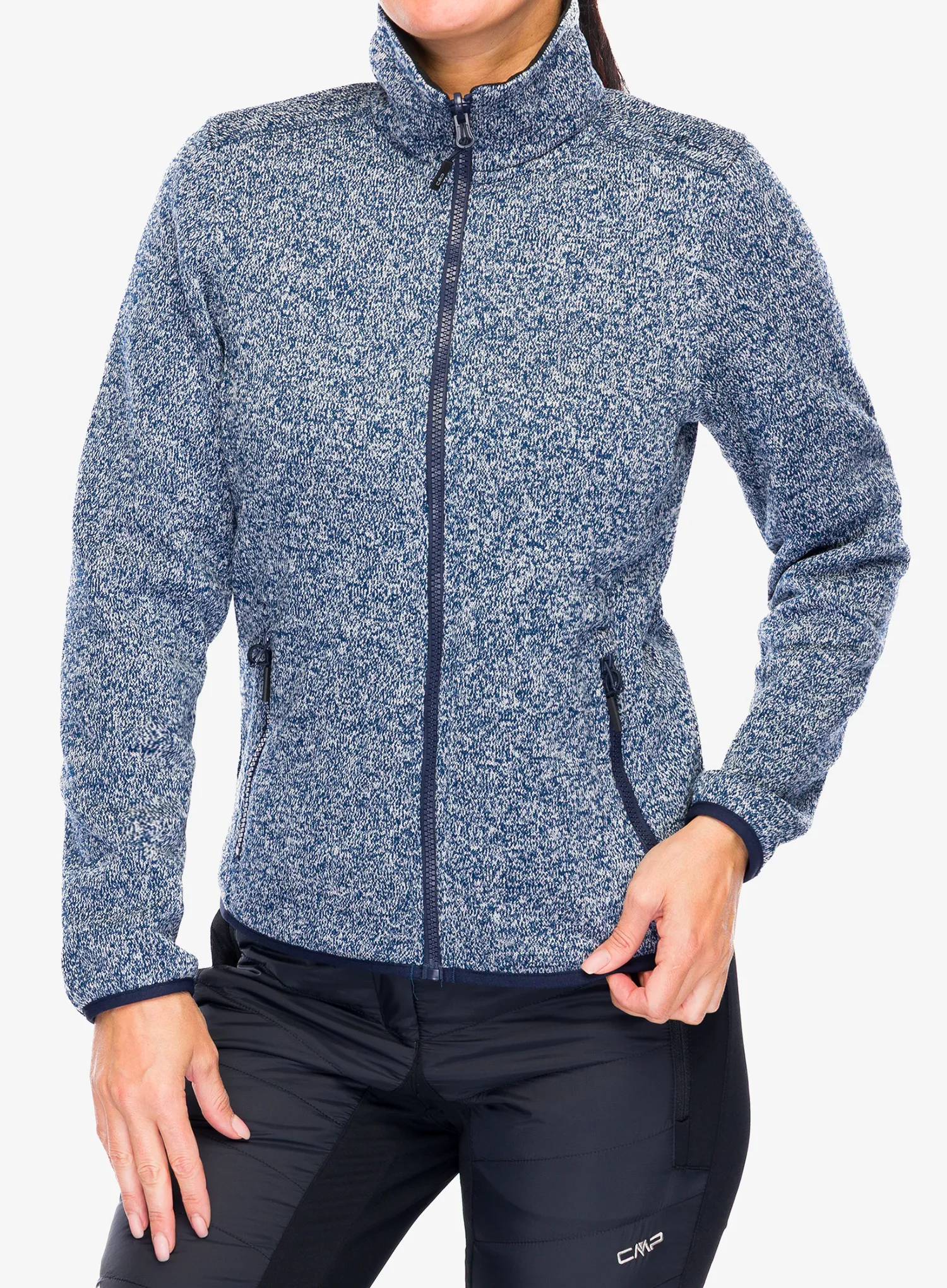 Куртка 3в1 жіноча CMP Page Jacket Zip Hood Detachble Inn.Jacket - black blue