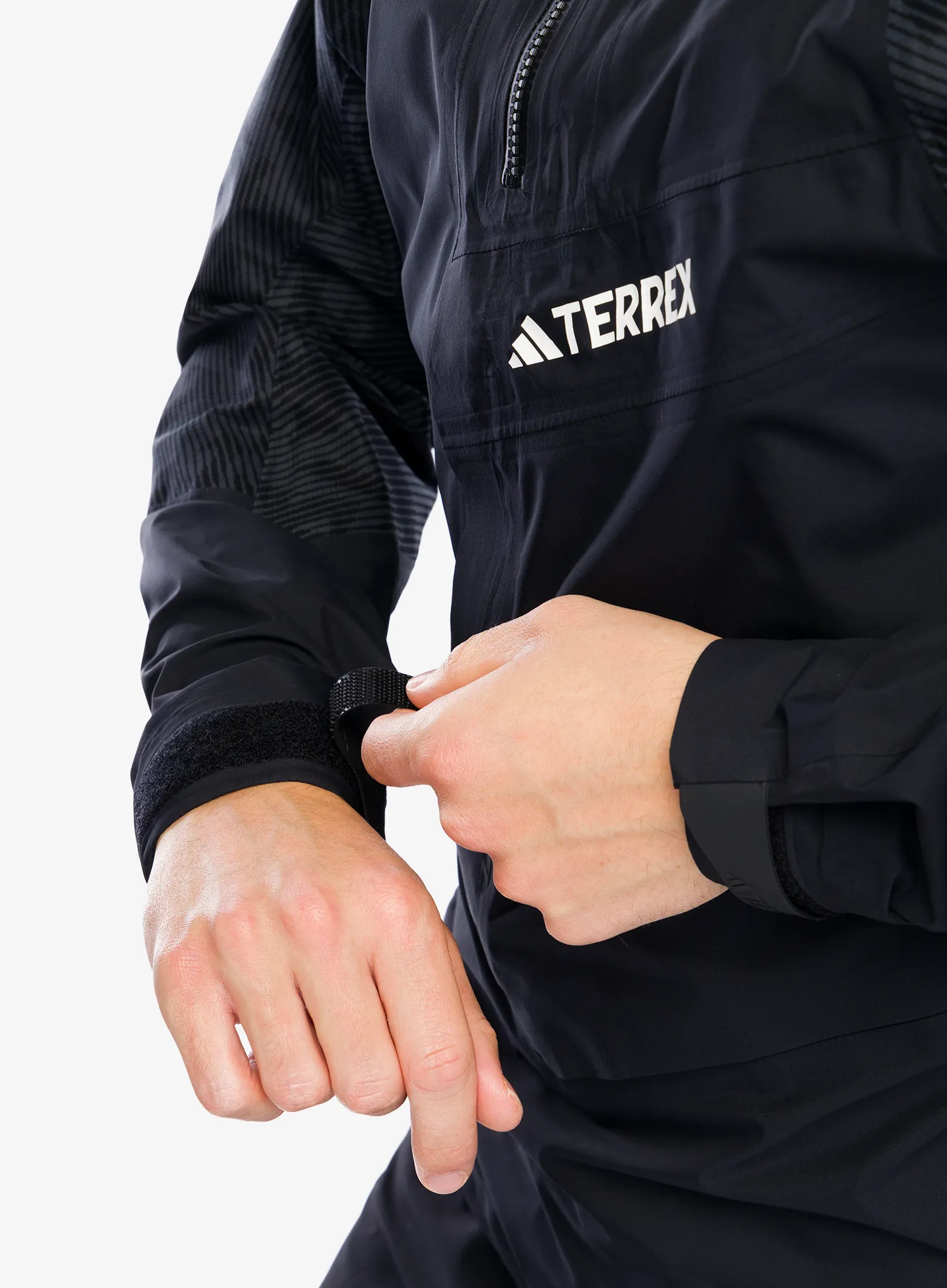 Куртка adidas TERREX Techrock RAIN.RDY Anorak - black | 8a.ua