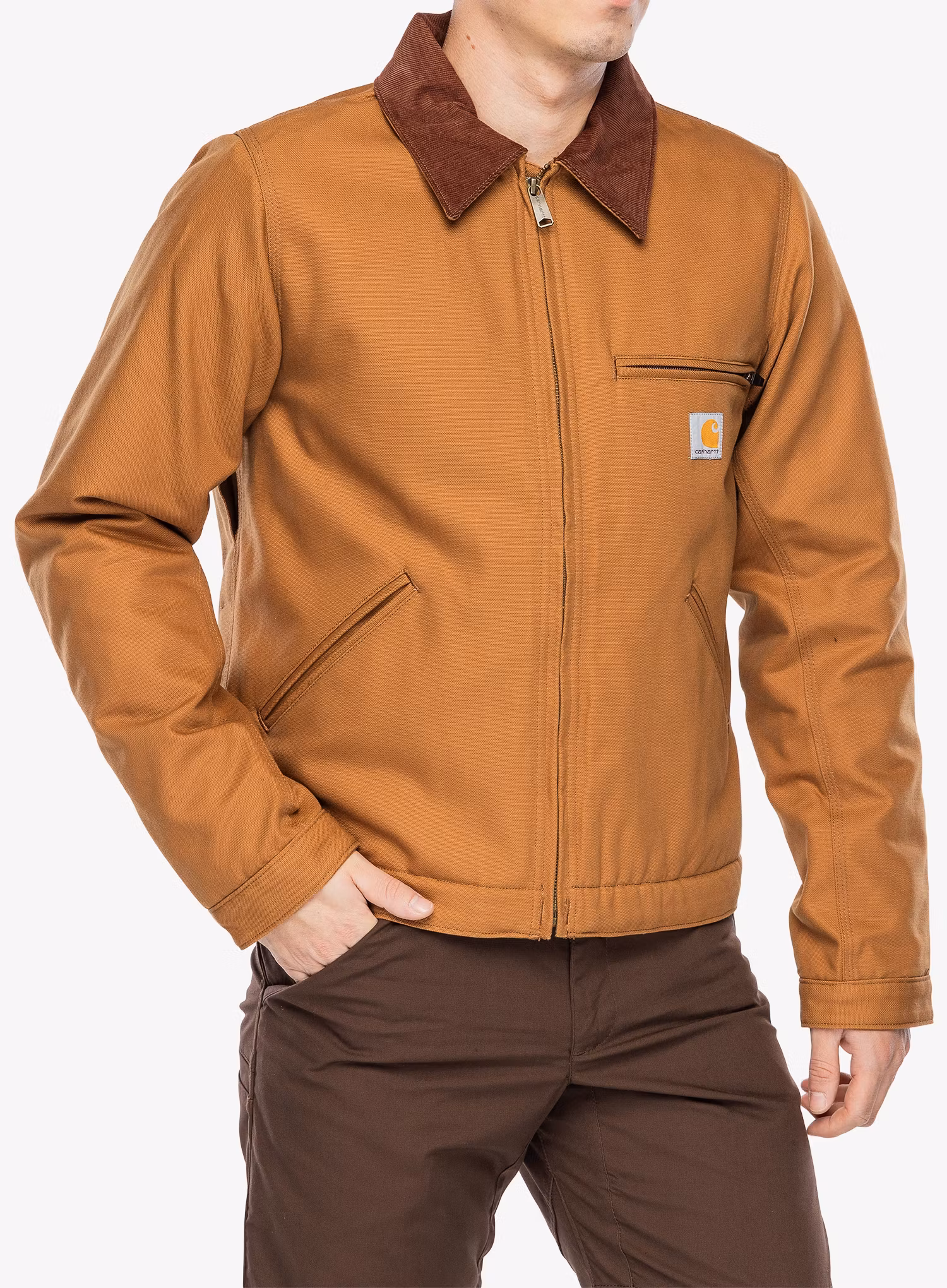 Куртка Carhartt Duck Detroit Jacket - carhartt brown | 8a.ua