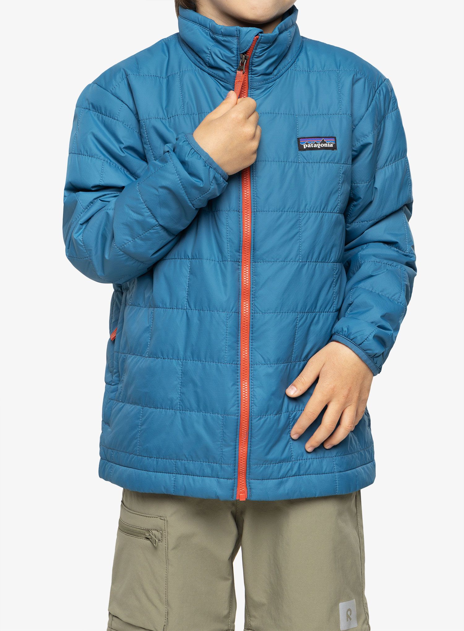 Куртка хлопчача Patagonia Nano Puff Brick Quilt Jacket - wavy blue