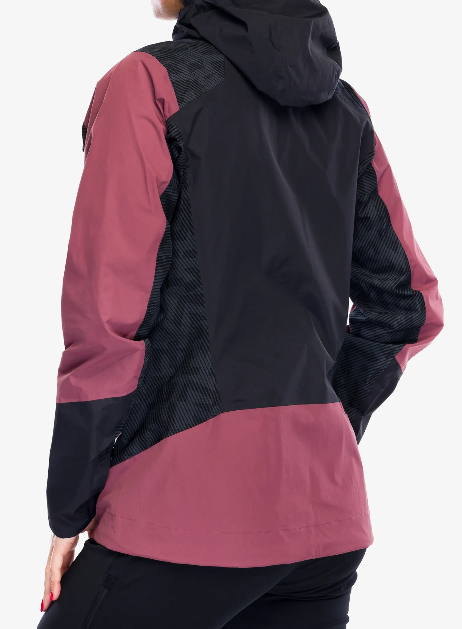 Куртка жіноча adidas TERREX Xperior Hybrid Primeknit Rain Jkt - quiet crimson/black