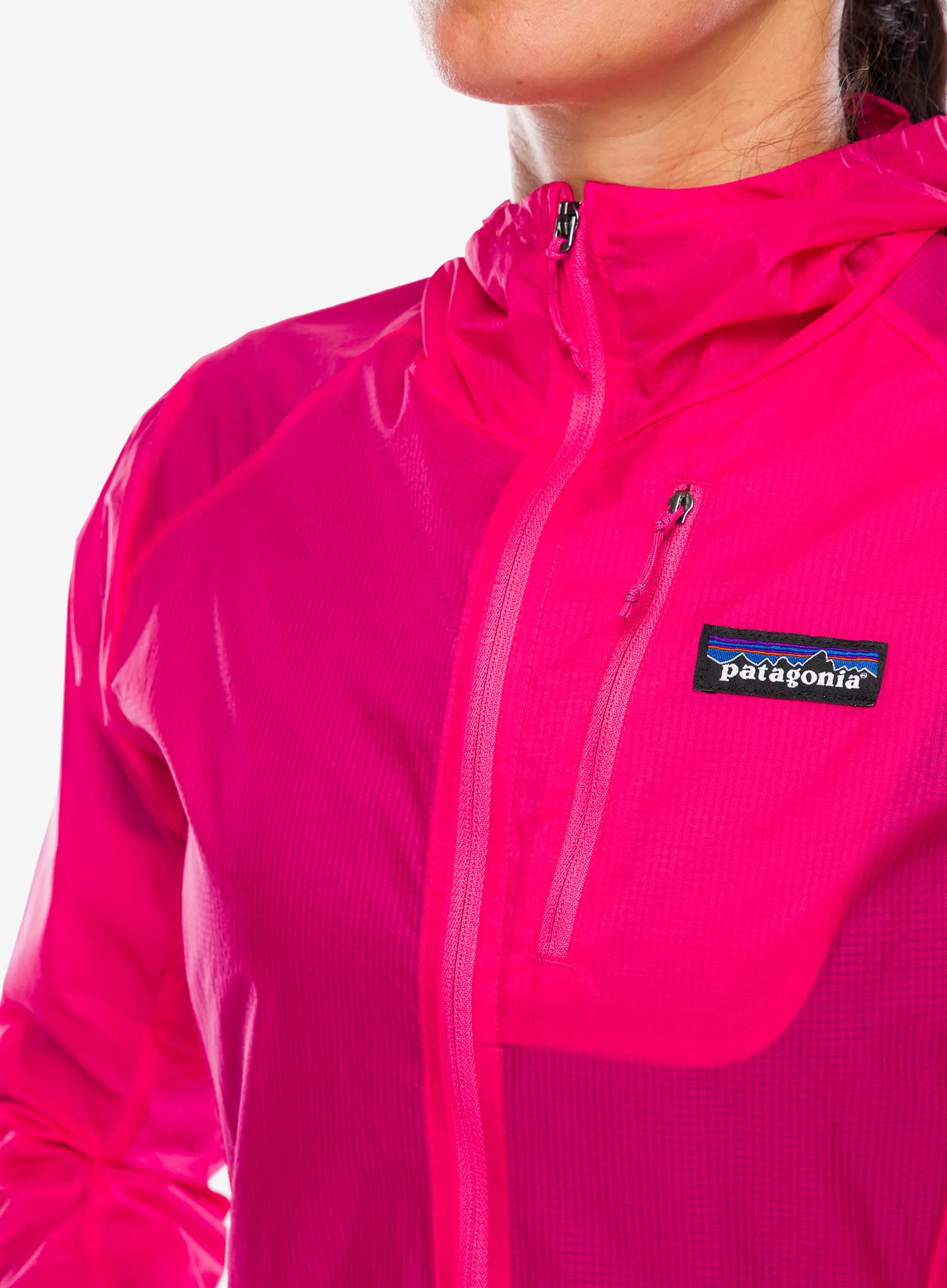 Куртка для бігу жіноча Patagonia Houdini Jacket - luminous pink