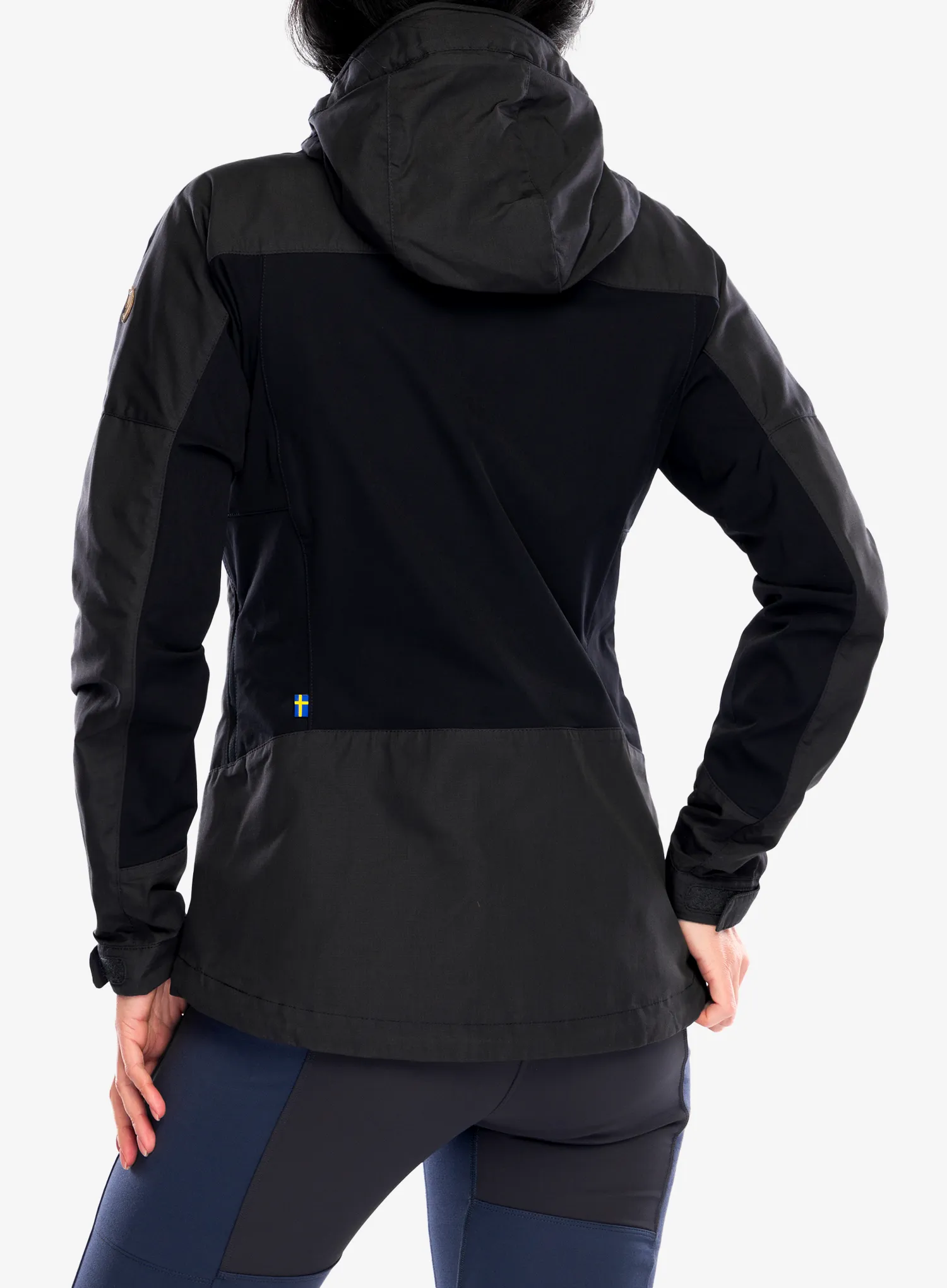 Куртка жіноча Fjallraven Abisko Lite Trekking Jacket - dark grey/black