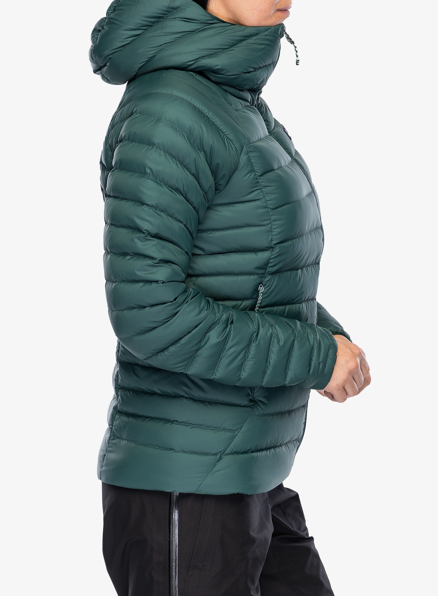 Куртка жіноча Patagonia Down Sweater Hoody - cascade green
