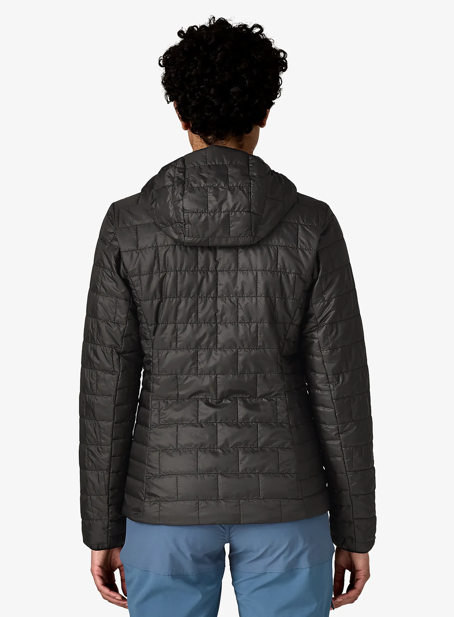 Куртка жіноча Patagonia Nano Puff Hoody - black/black/black