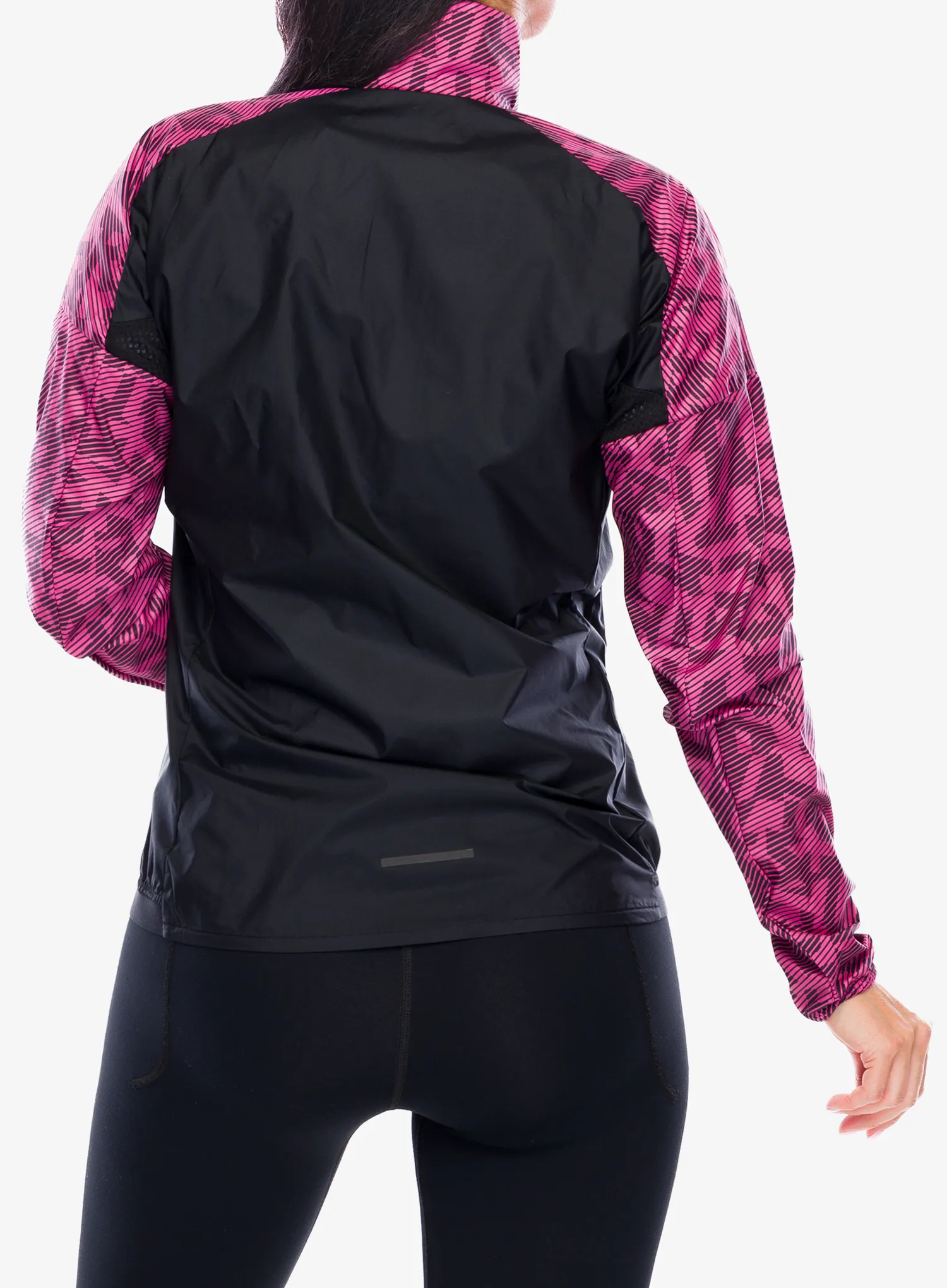 Куртка для бігу жіноча adidas TERREX Trail Running Wind Jacket - pink fusion/aurora black