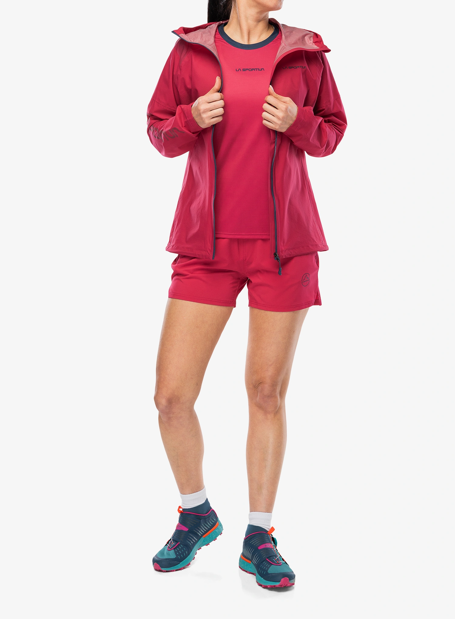 Куртка для бігу жіноча La Sportiva Pocketshell Jacket - azalea/night sky