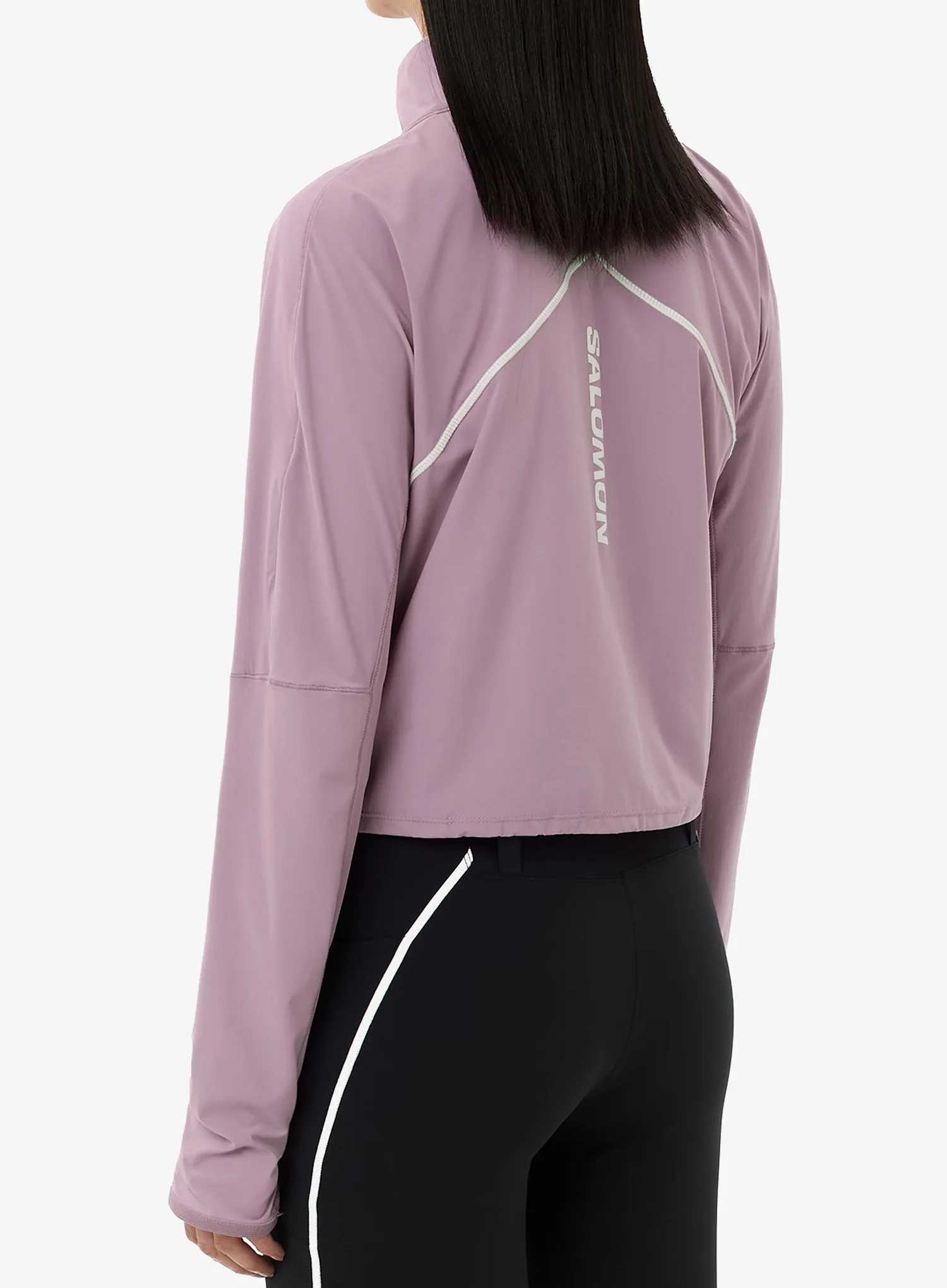 Куртка для бігу жіноча Salomon Sense Aero Hybrid CP PLVR - dawn pink