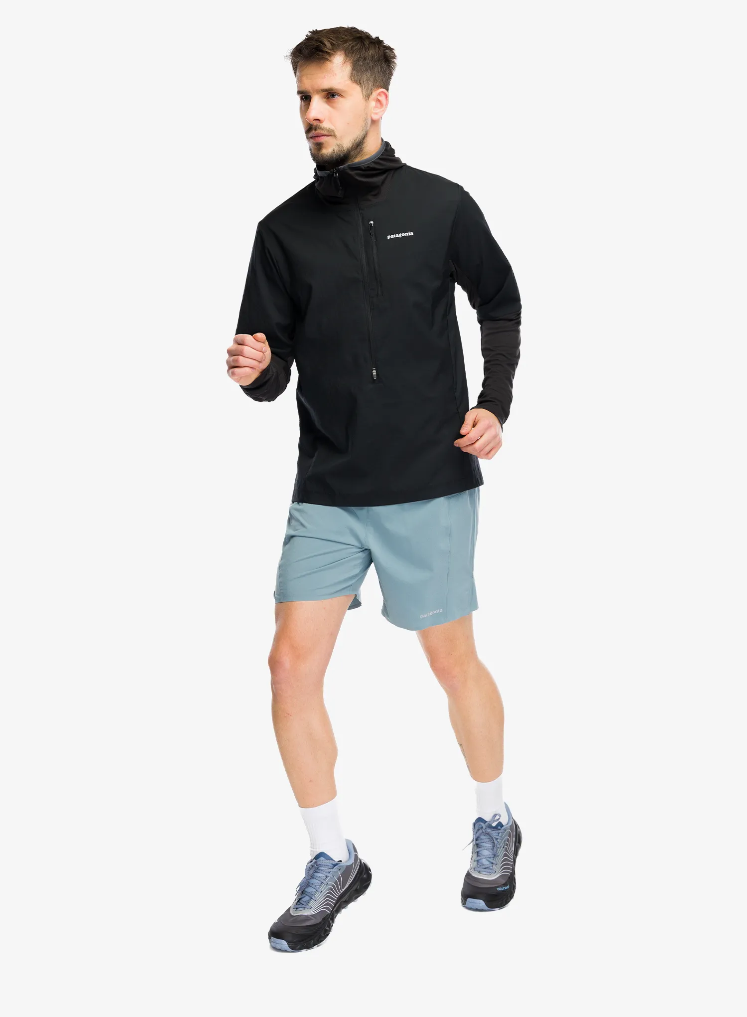 Куртка для бігу Patagonia Airshed Pro Pullover - black