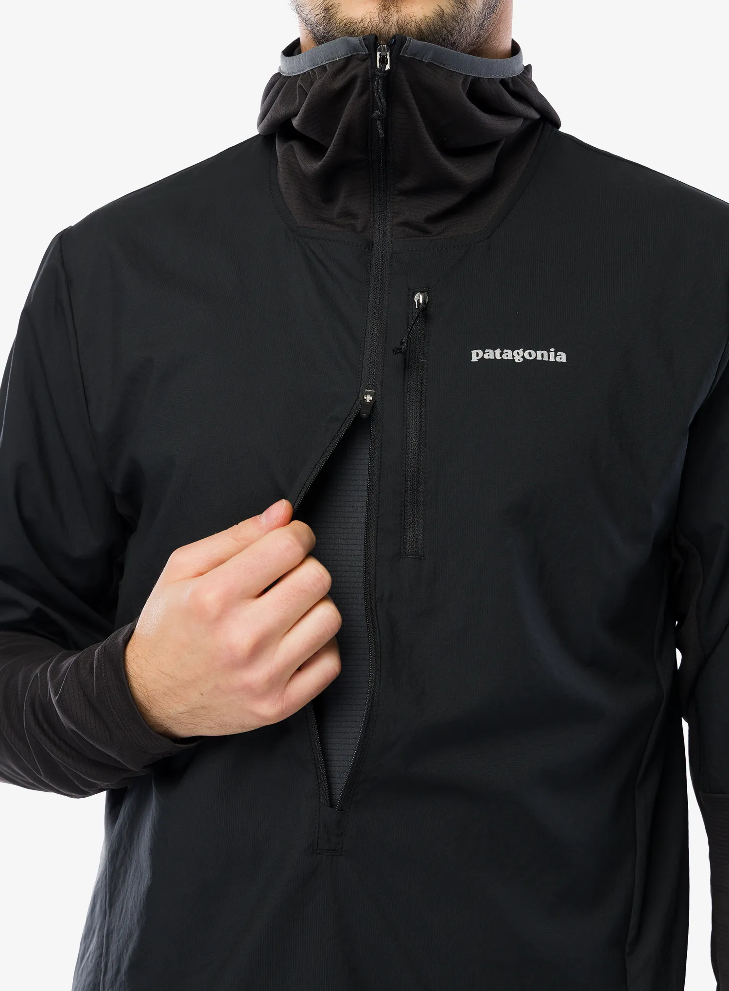 Куртка для бігу Patagonia Airshed Pro Pullover - black