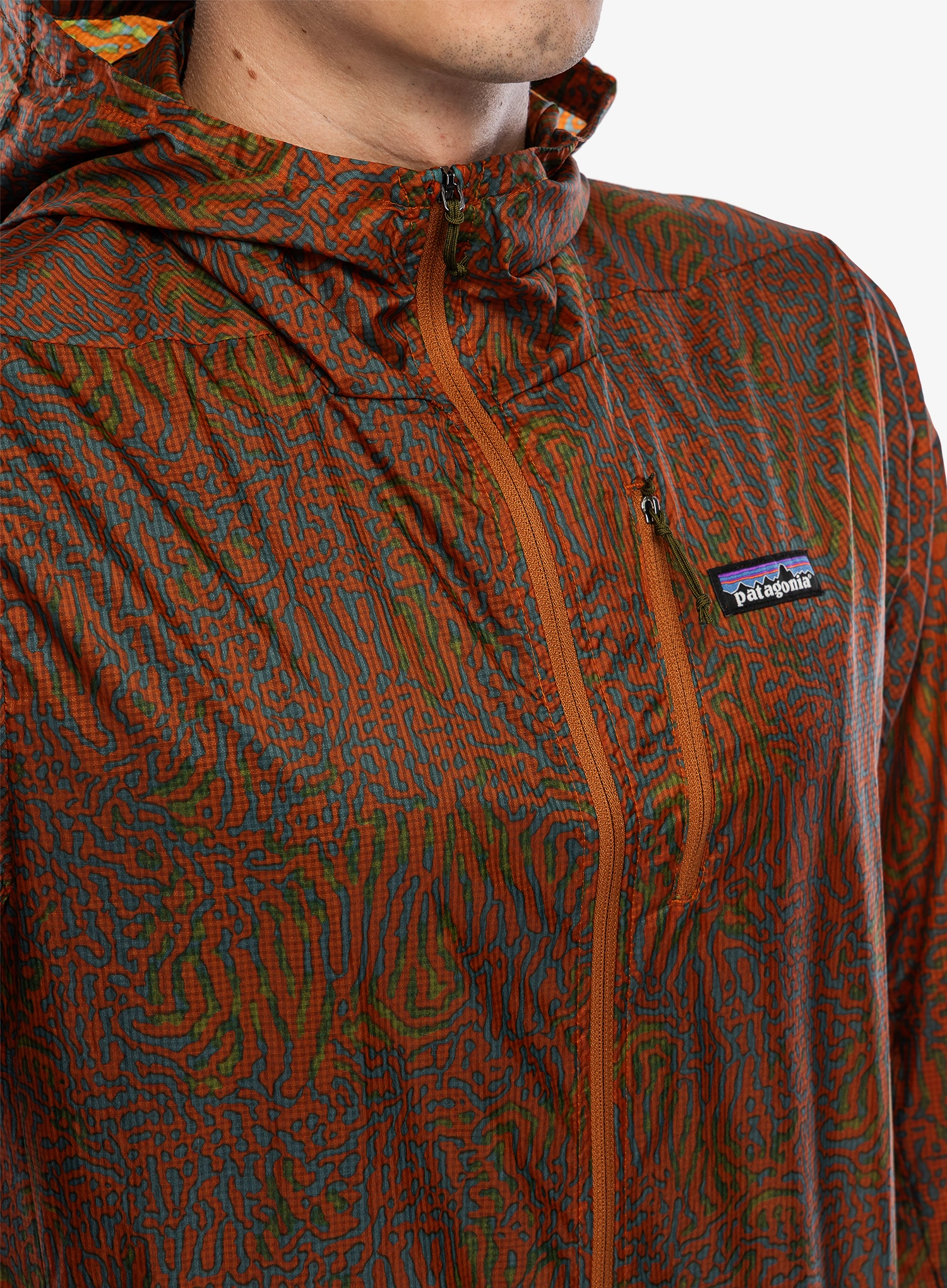 Куртка для бігу Patagonia Houdini Jacket - sea run/robin brown