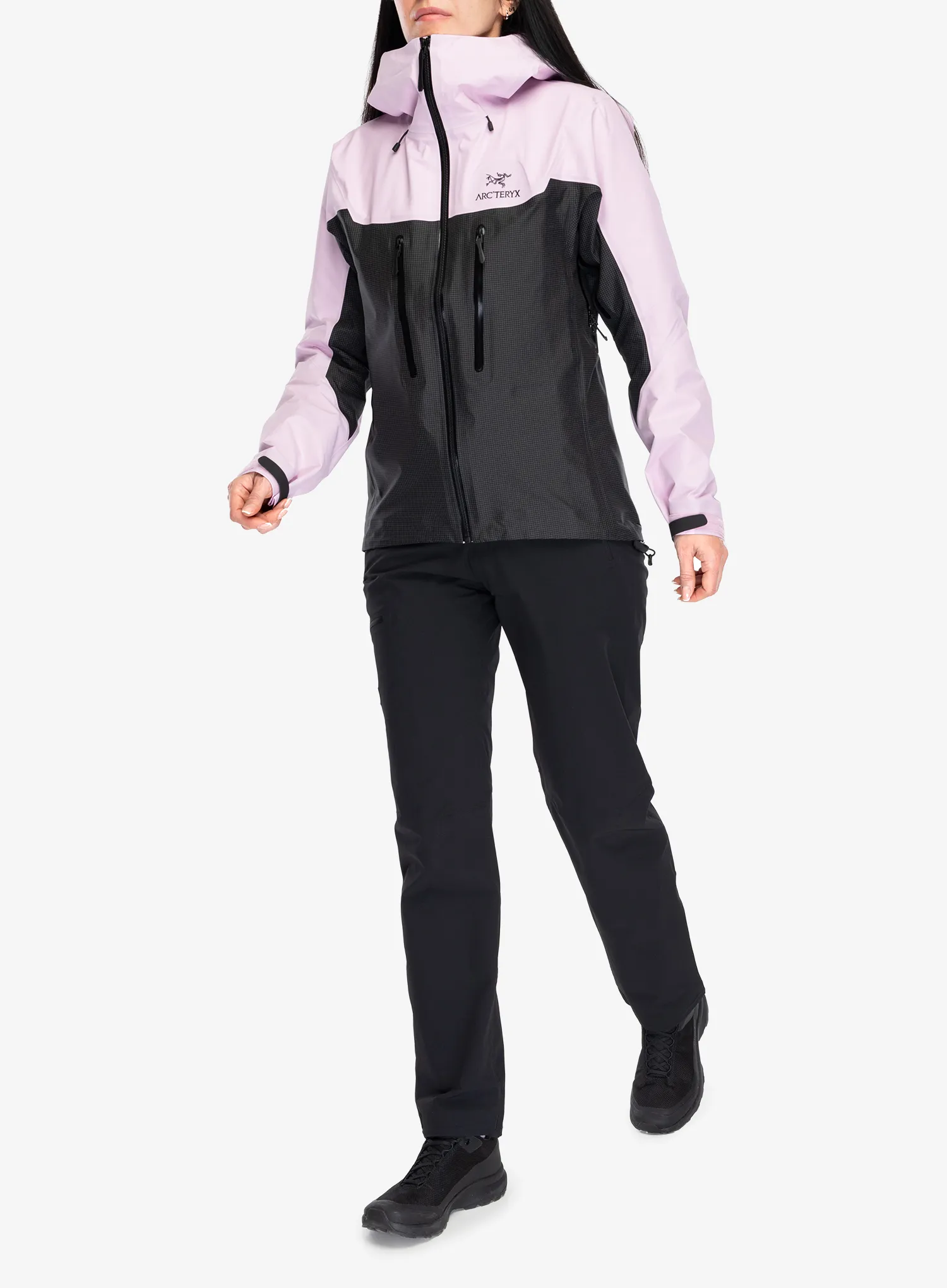 Куртка жіноча GORE-TEX Arcteryx Alpha Jacket - pineberry/black
