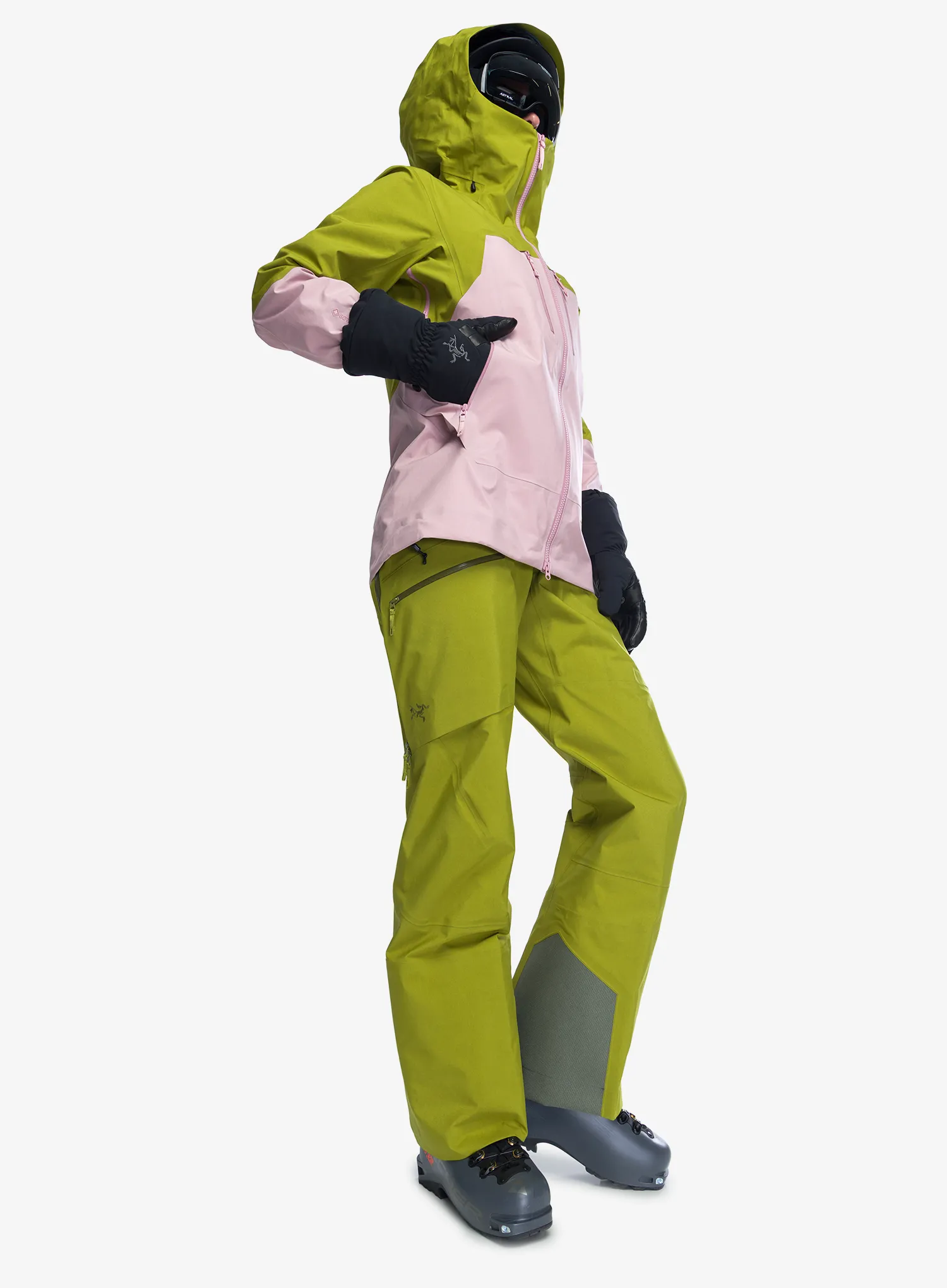 Куртка жіноча GORE-TEX Arcteryx Rush Jacket - olive moss/bliss