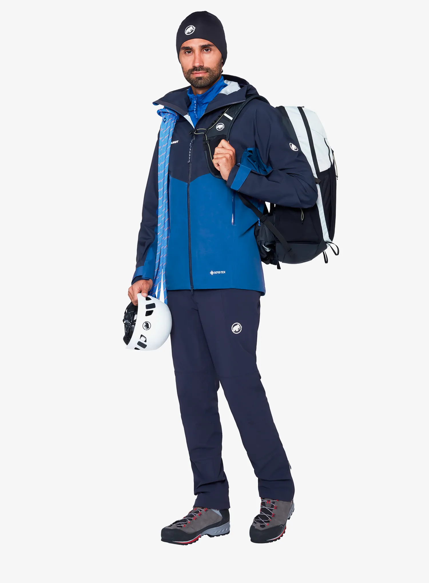 Куртка GORE-TEX Mammut Crater IV HS Hooded Jacket - tschiel/marine