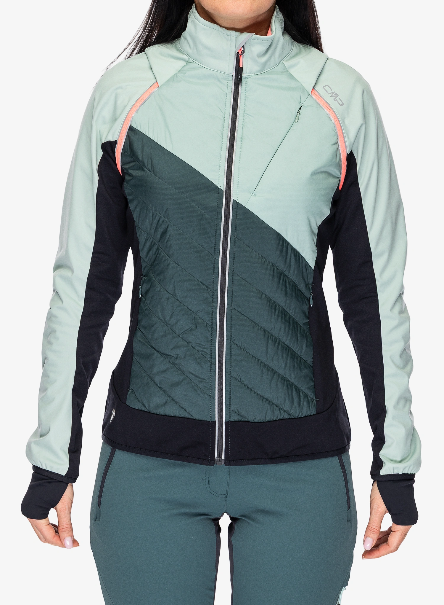 Куртка гібридна жіноча CMP Lunexa Jacket - jade/trek green