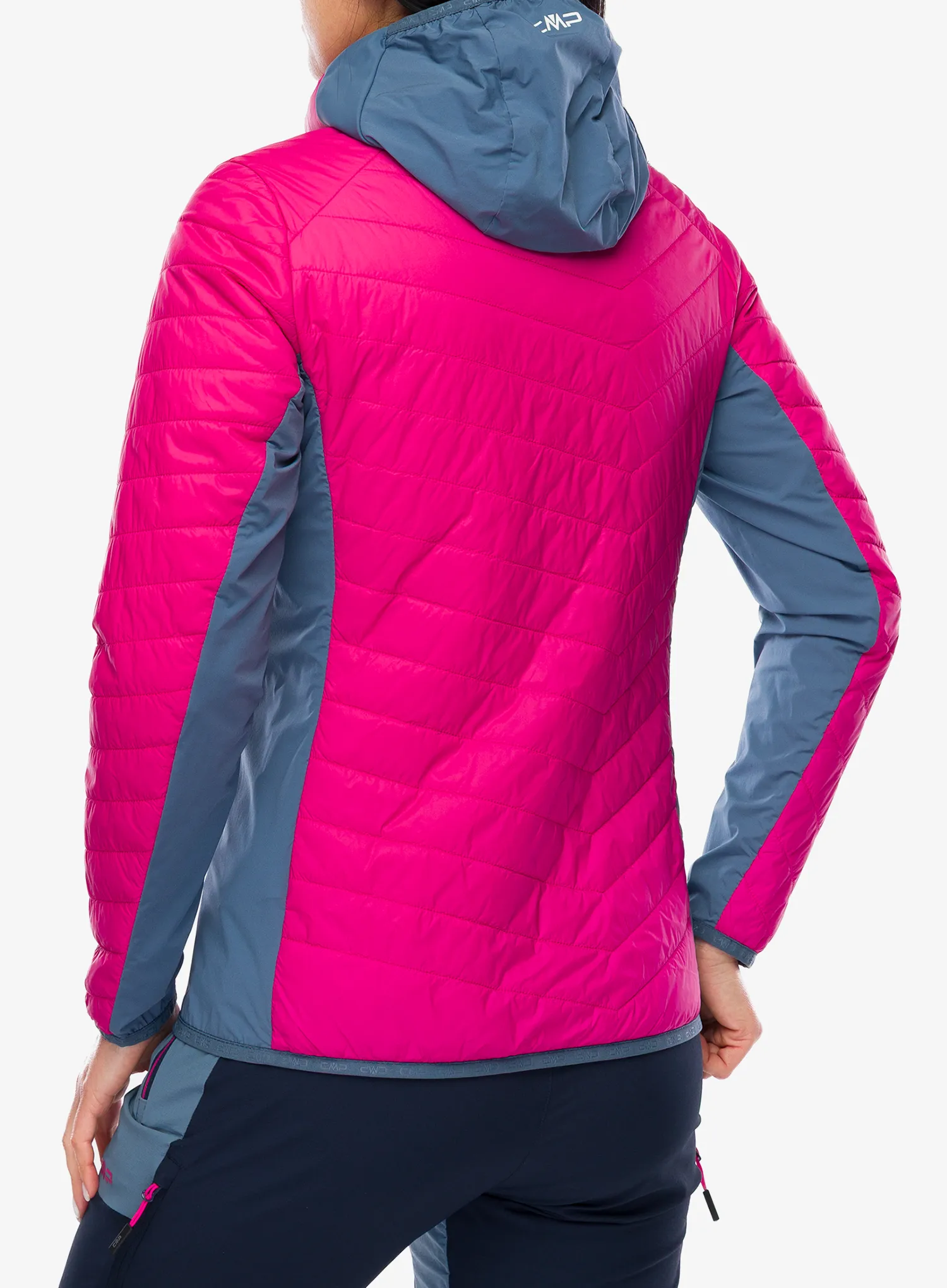 Куртка гібридна жіноча CMP Yurexa Jacket Hybrid Fix Hood - magenta