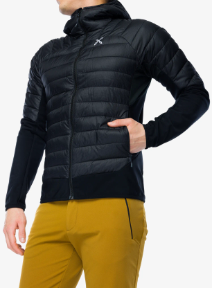 Куртка гібридна Montura Peak Hybrid Hooded Jacket - black