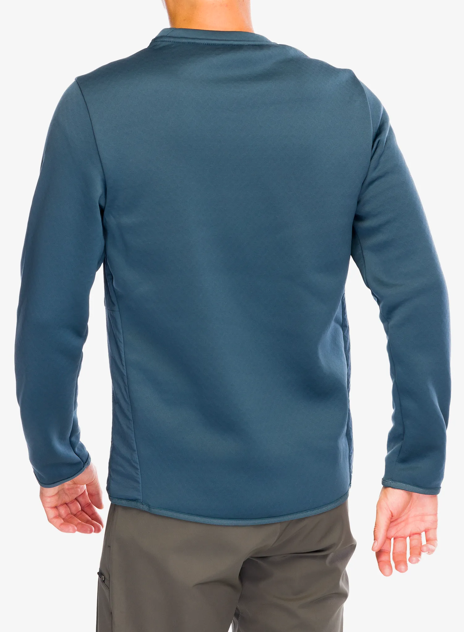 Кофта Salomon Outline Hyb Warm Pullov - midnight navy