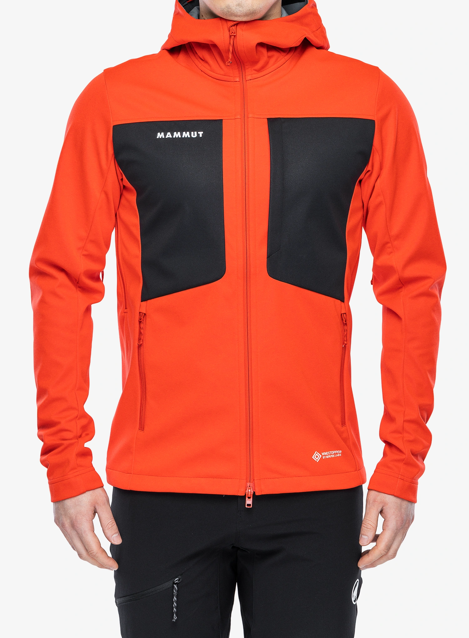 Куртка Mammut Ultimate VIII SO Hooded Jacket - mammut red/black