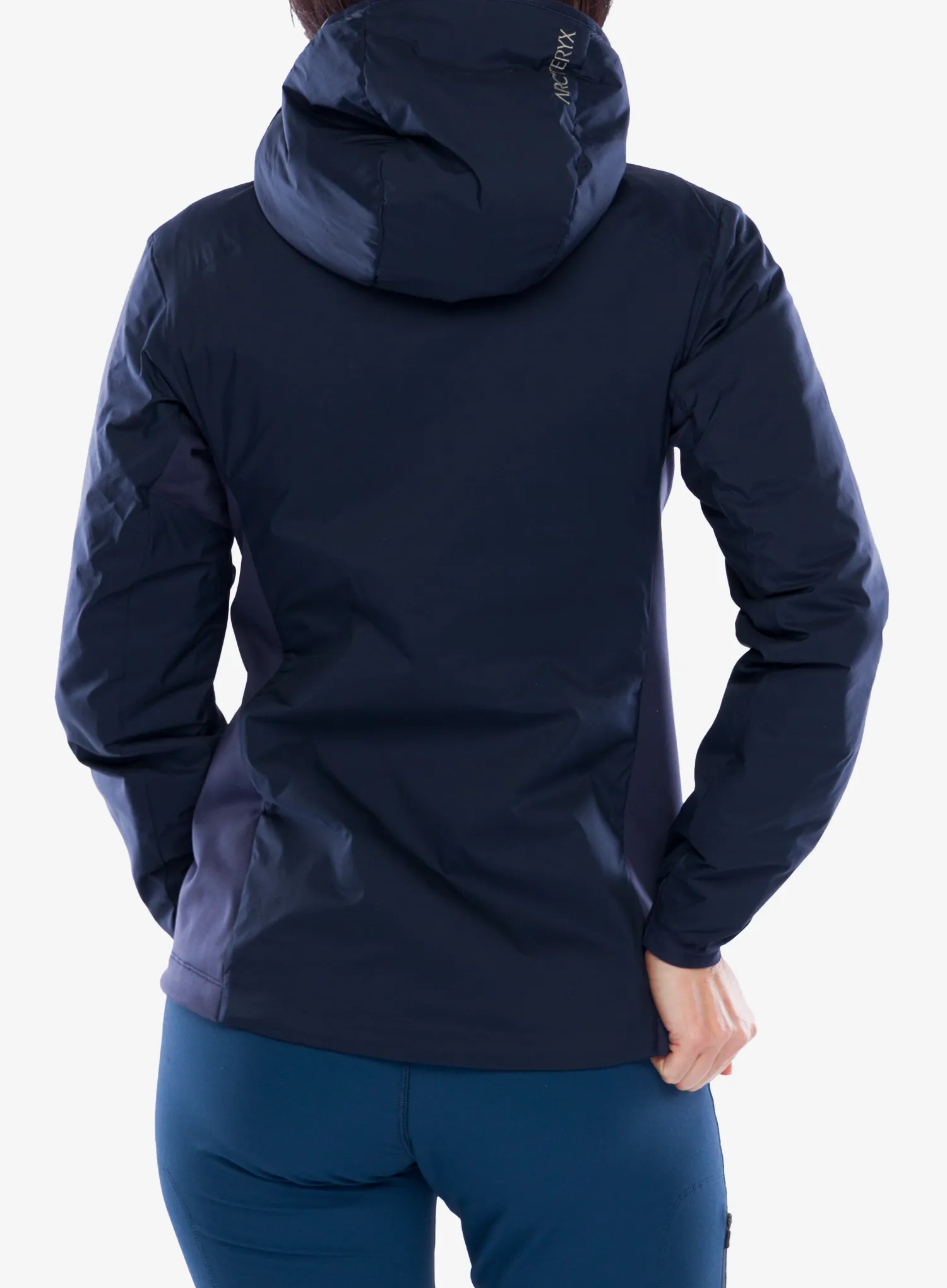 Куртка утеплена жіноча Arcteryx Atom Hoody - black sapphire