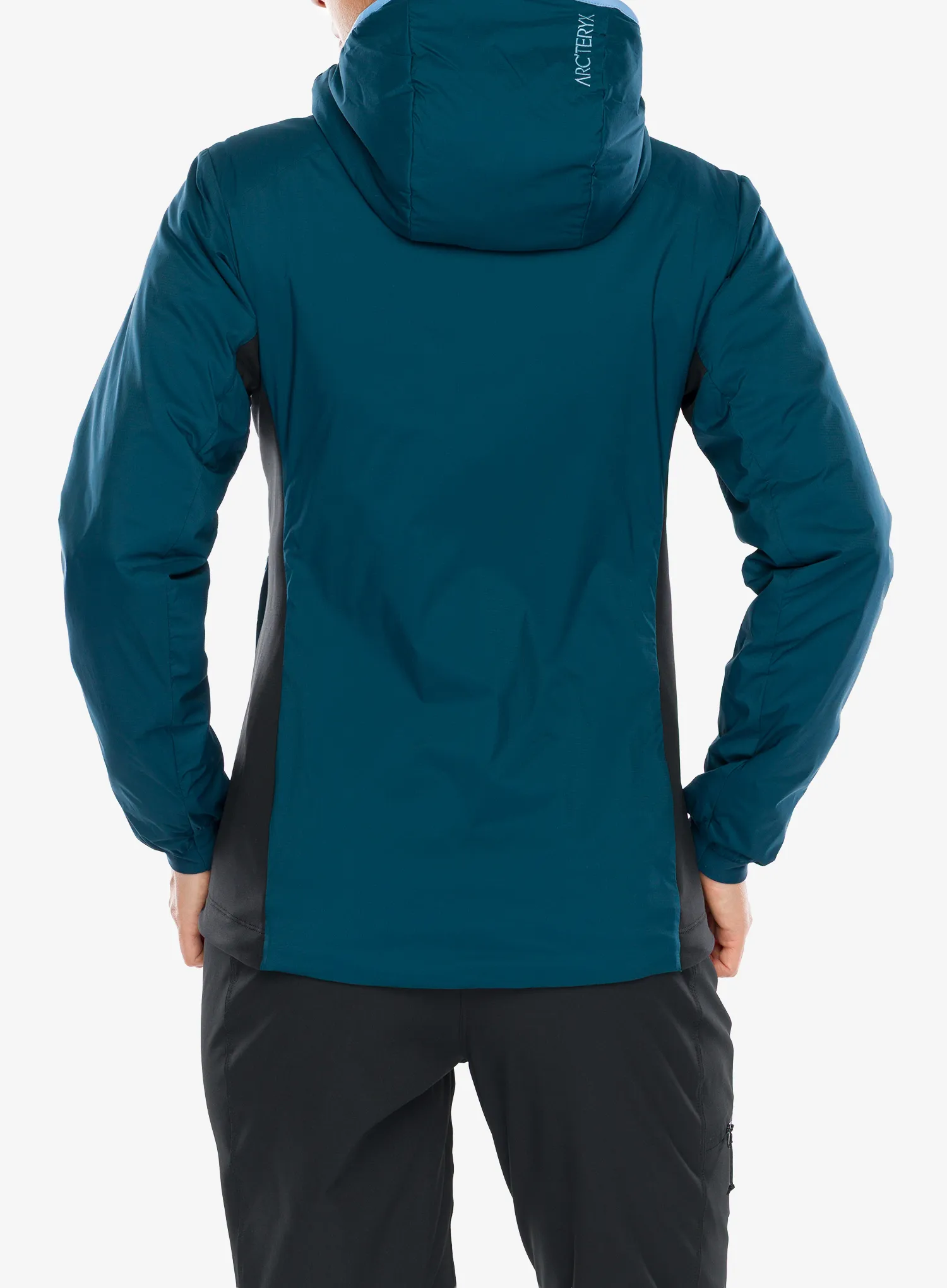 Куртка утеплена жіноча Arcteryx Atom Hoody - midnight frost