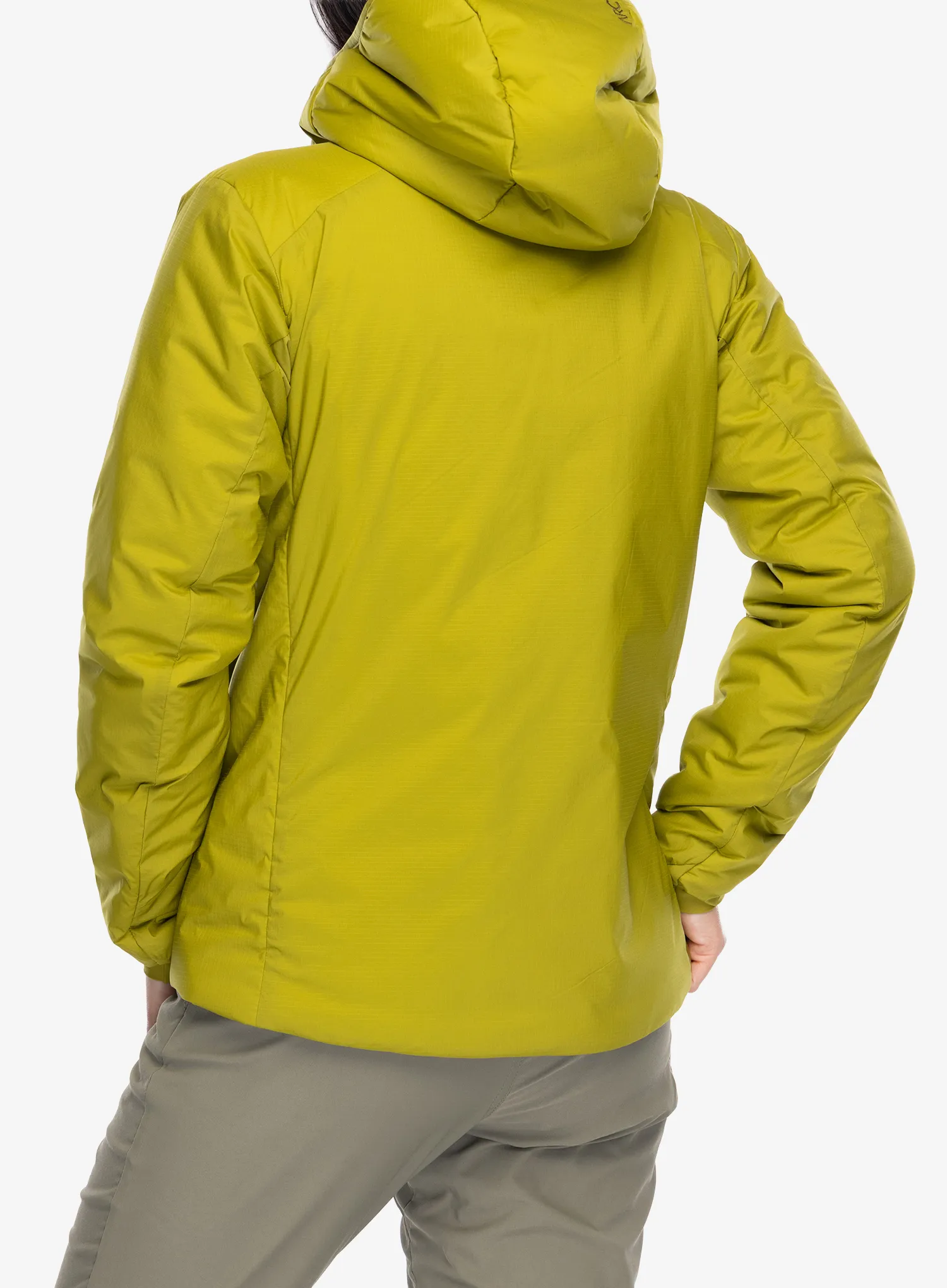 Куртка утеплена жіноча Arcteryx Atom SV Hoody - olive moss