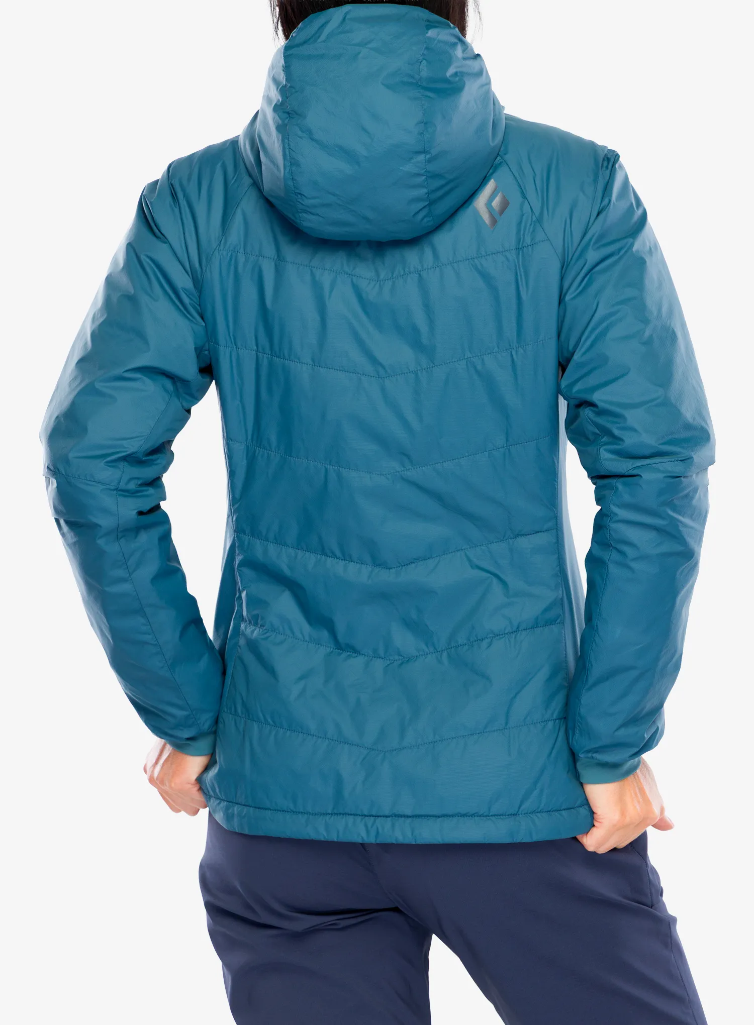 Куртка утеплена жіноча Black Diamond Solution Hoody - creek blue/blue