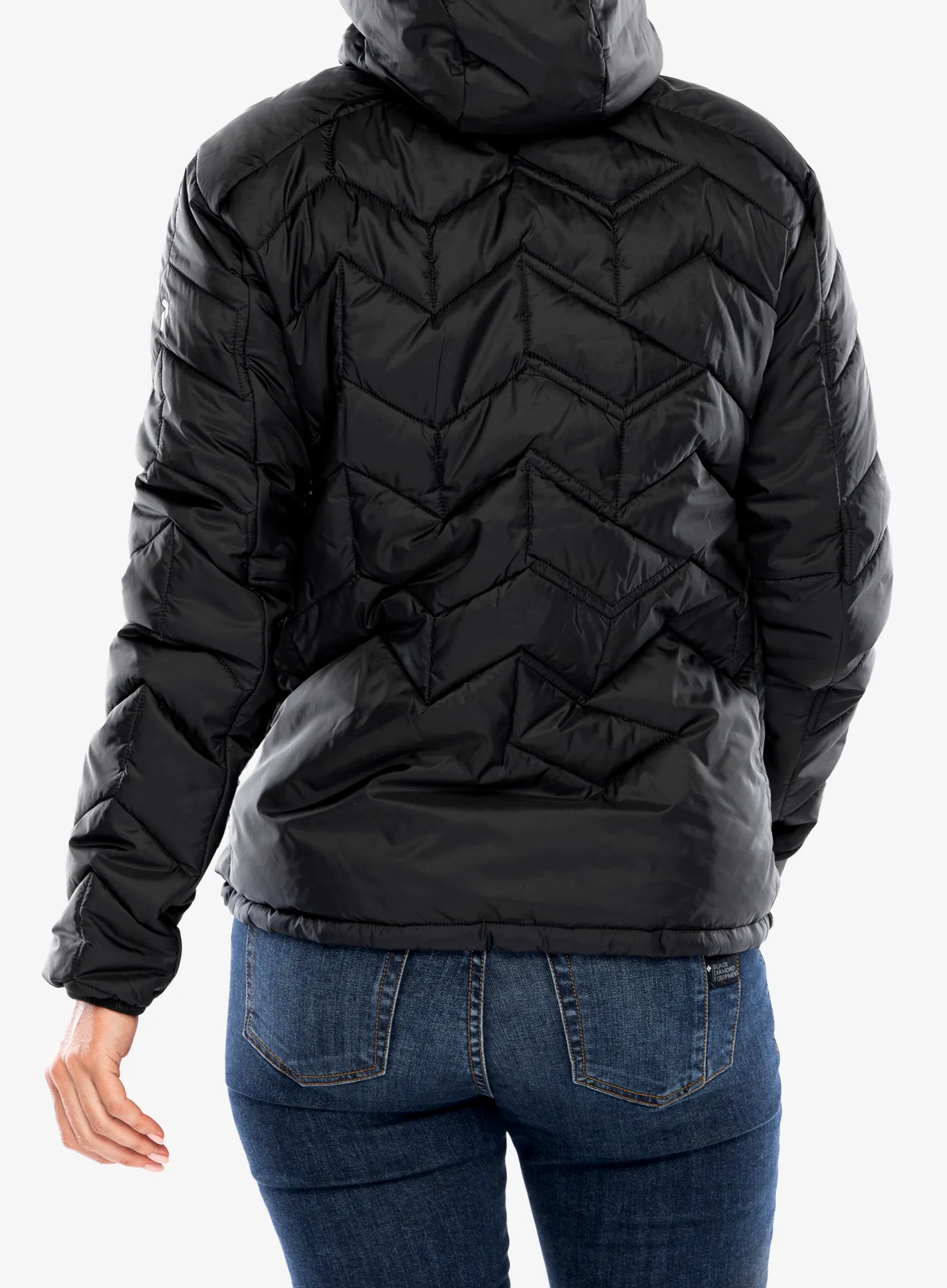 Куртка утеплена жіноча Peak Performance Elevate Liner Hood - black