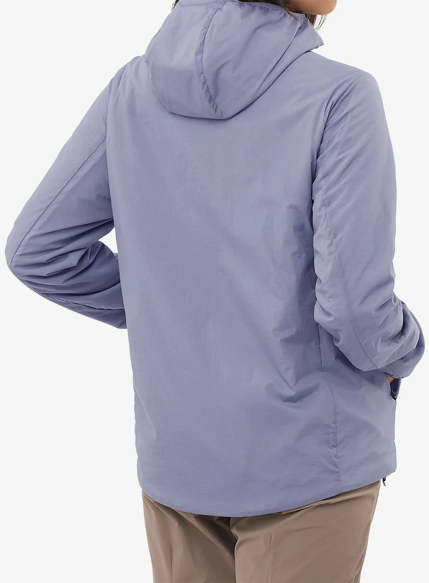 Куртка утеплена жіноча Salomon Mountain Flex Jacket Hood - blue granite