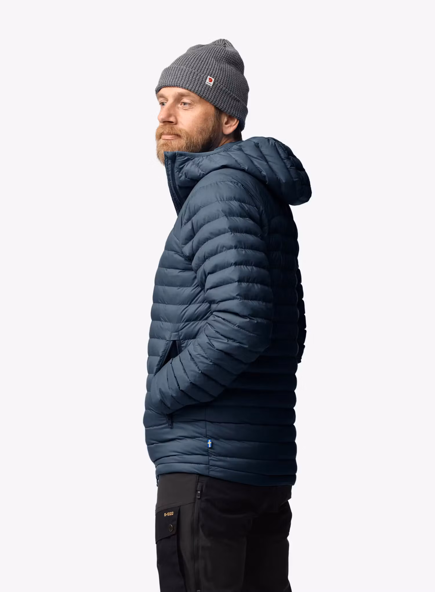 Куртка утеплена Fjallraven Expedition Latt Hoodie - navy