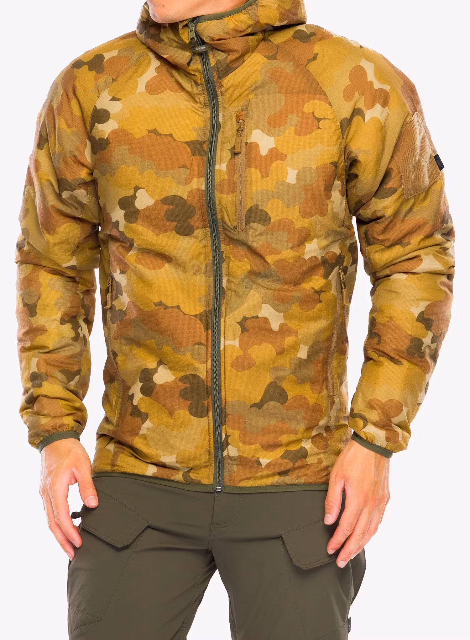 Куртка утеплена Helikon-Tex Wolfhound Hoodie - mitchell camo leaf/camo clouds