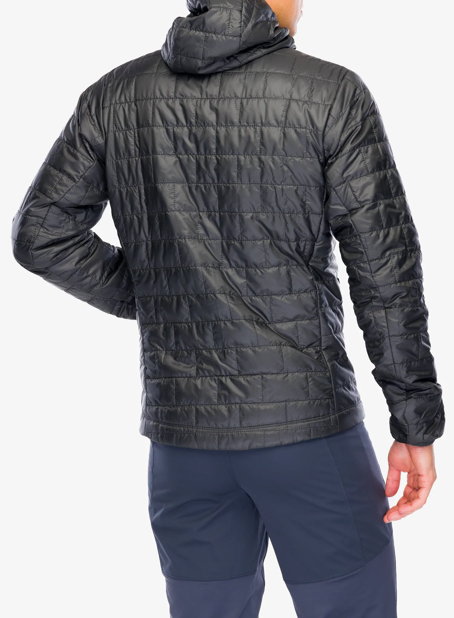 Куртка утеплена Patagonia Nano Puff Hood - forge grey